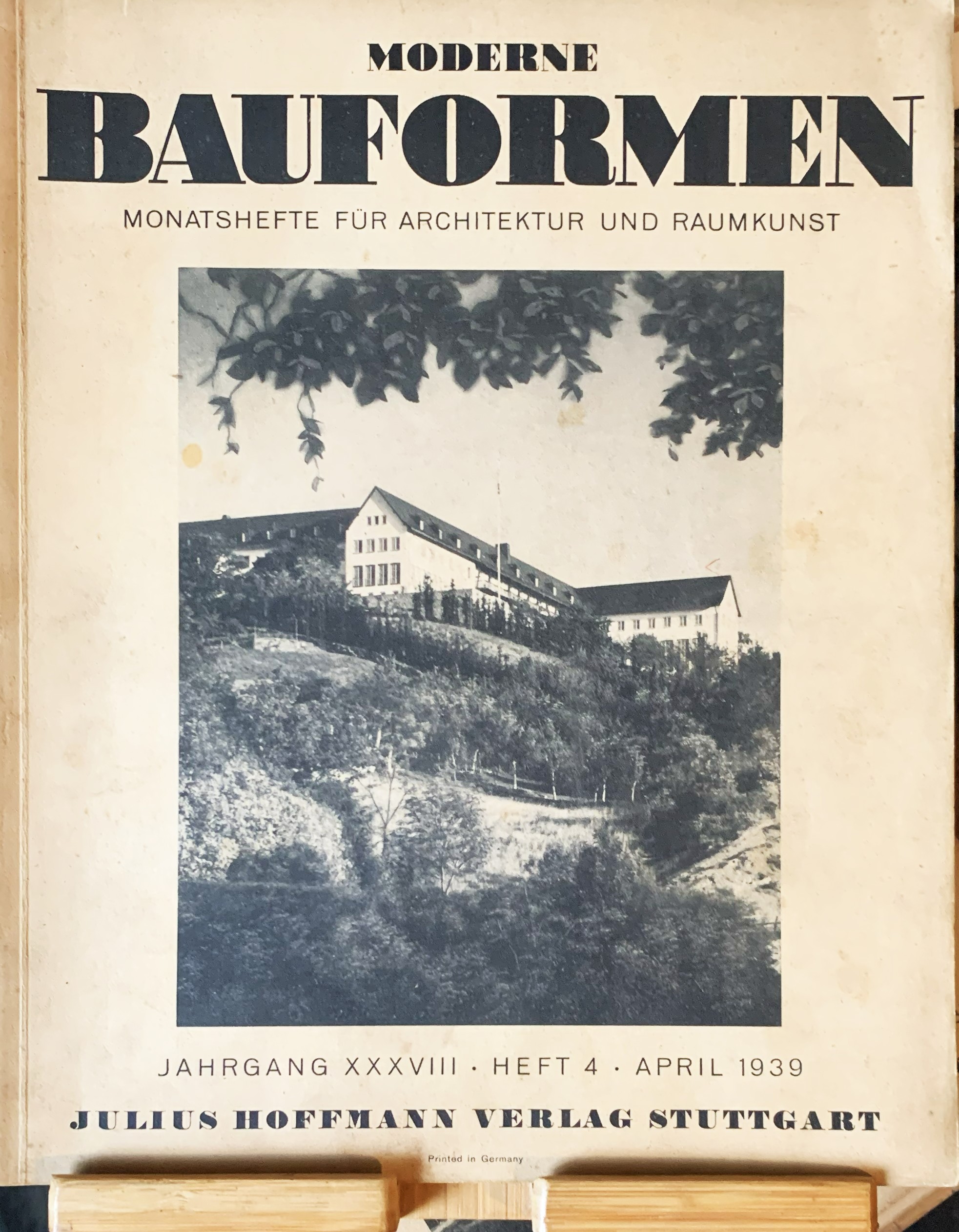 Moderne Bauformen. Monatshefte für Architektur und Raumkunst