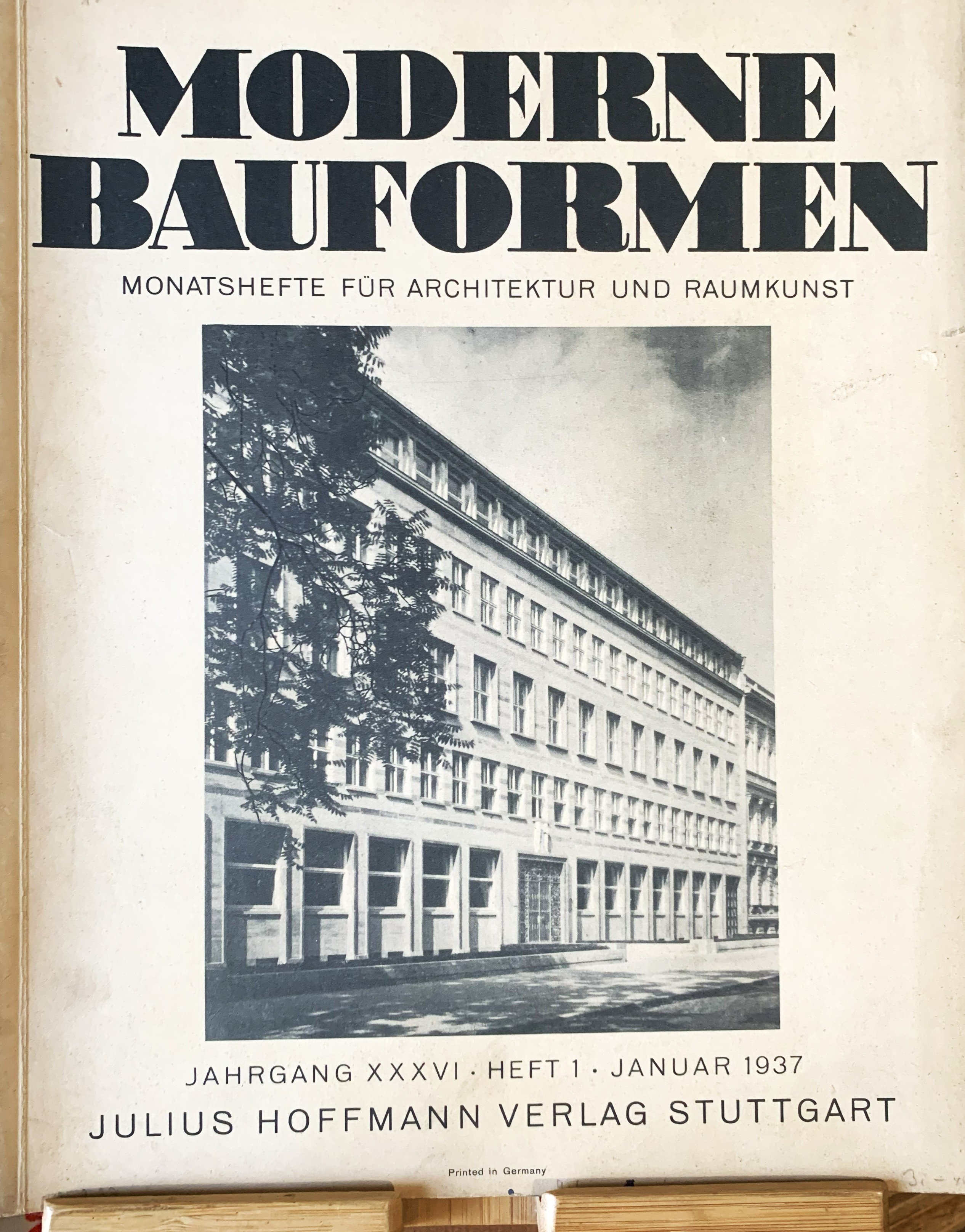 Moderne Bauformen. Monatshefte für Architektur und Raumkunst