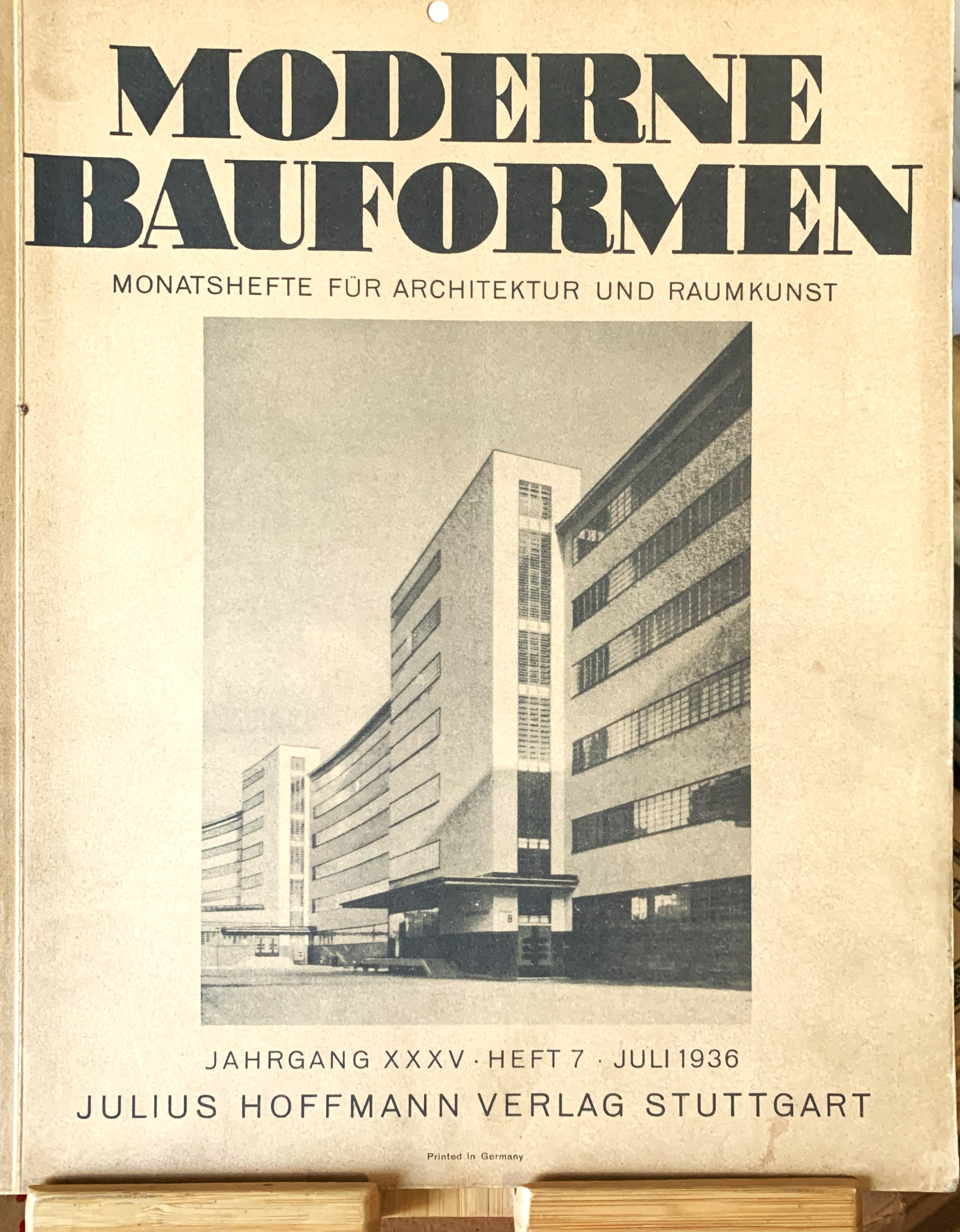 Moderne Bauformen. Monatshefte für Architektur und Raumkunst