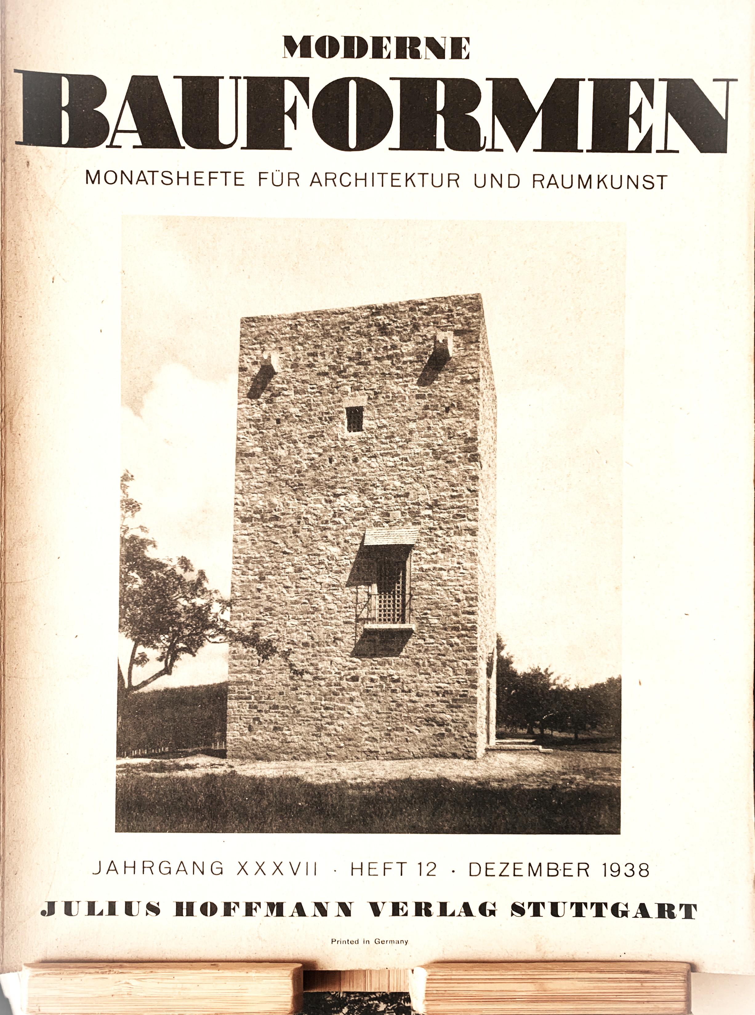 Moderne Bauformen. Monatshefte für Architektur und Raumkunst