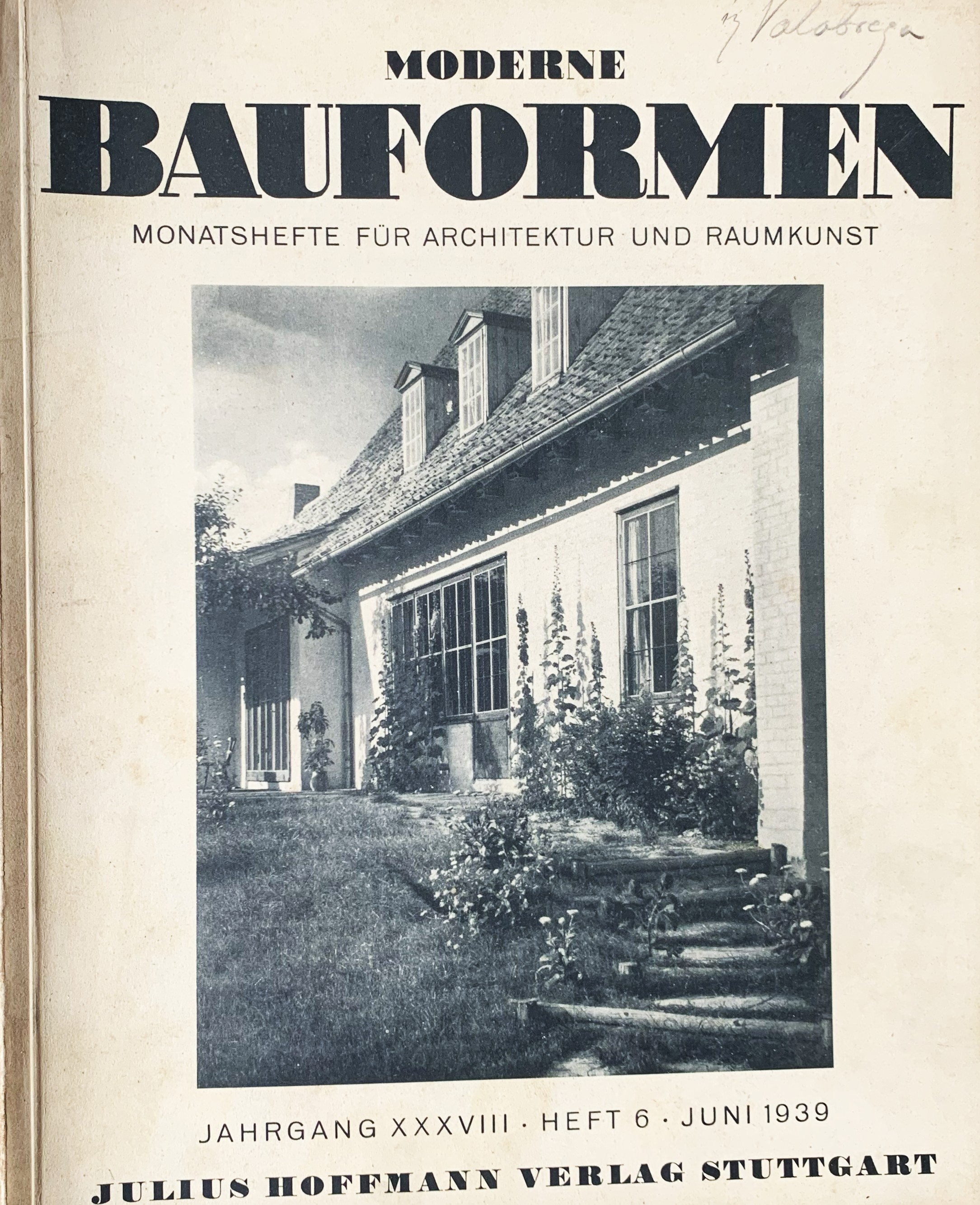 Moderne Bauformen. Monatshefte für Architektur und Raumkunst