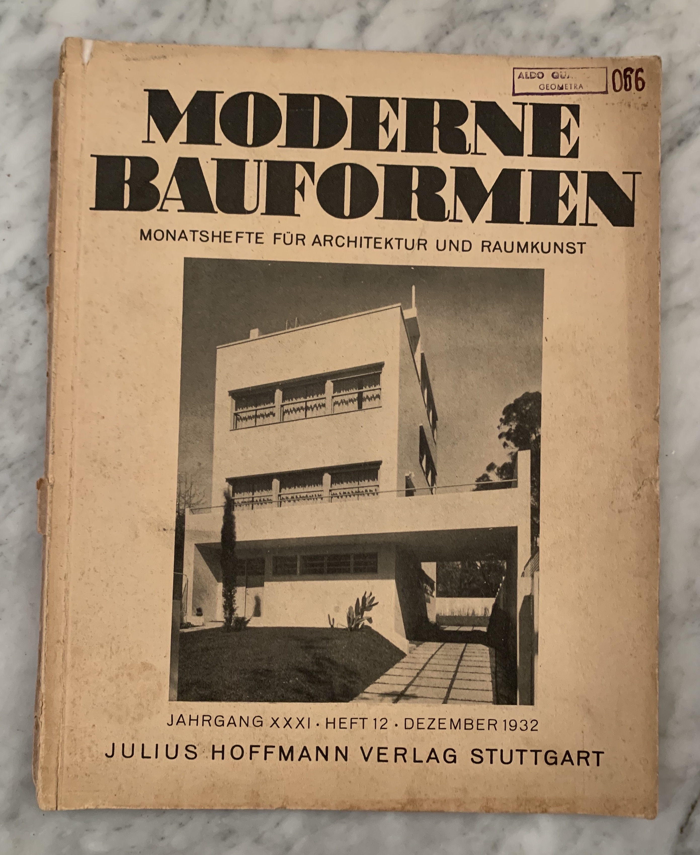 Moderne Bauformen. Monatshefte für Architektur und Raumkunst. Jahrgang XXXI - …