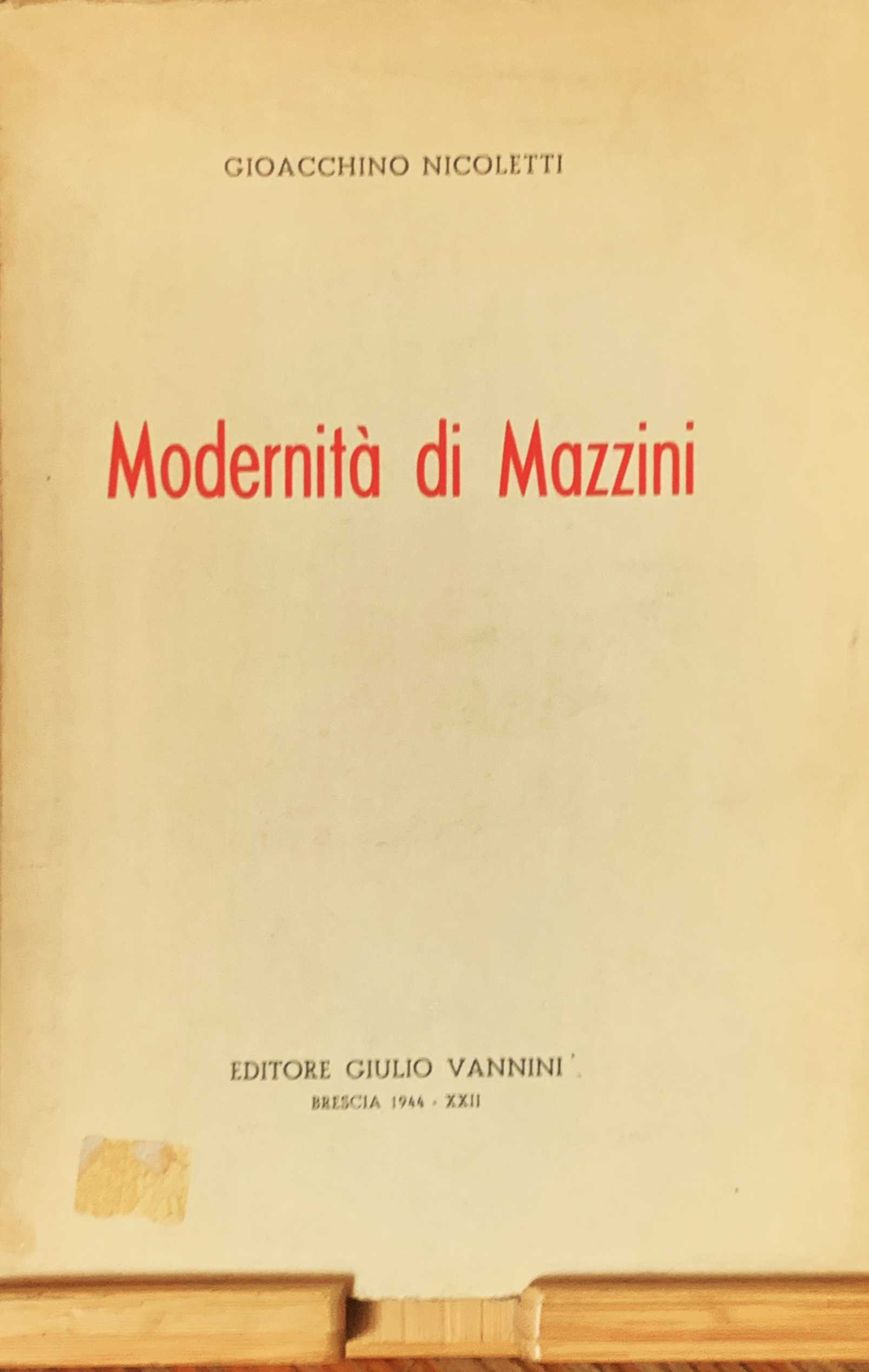Modernità di Mazzini