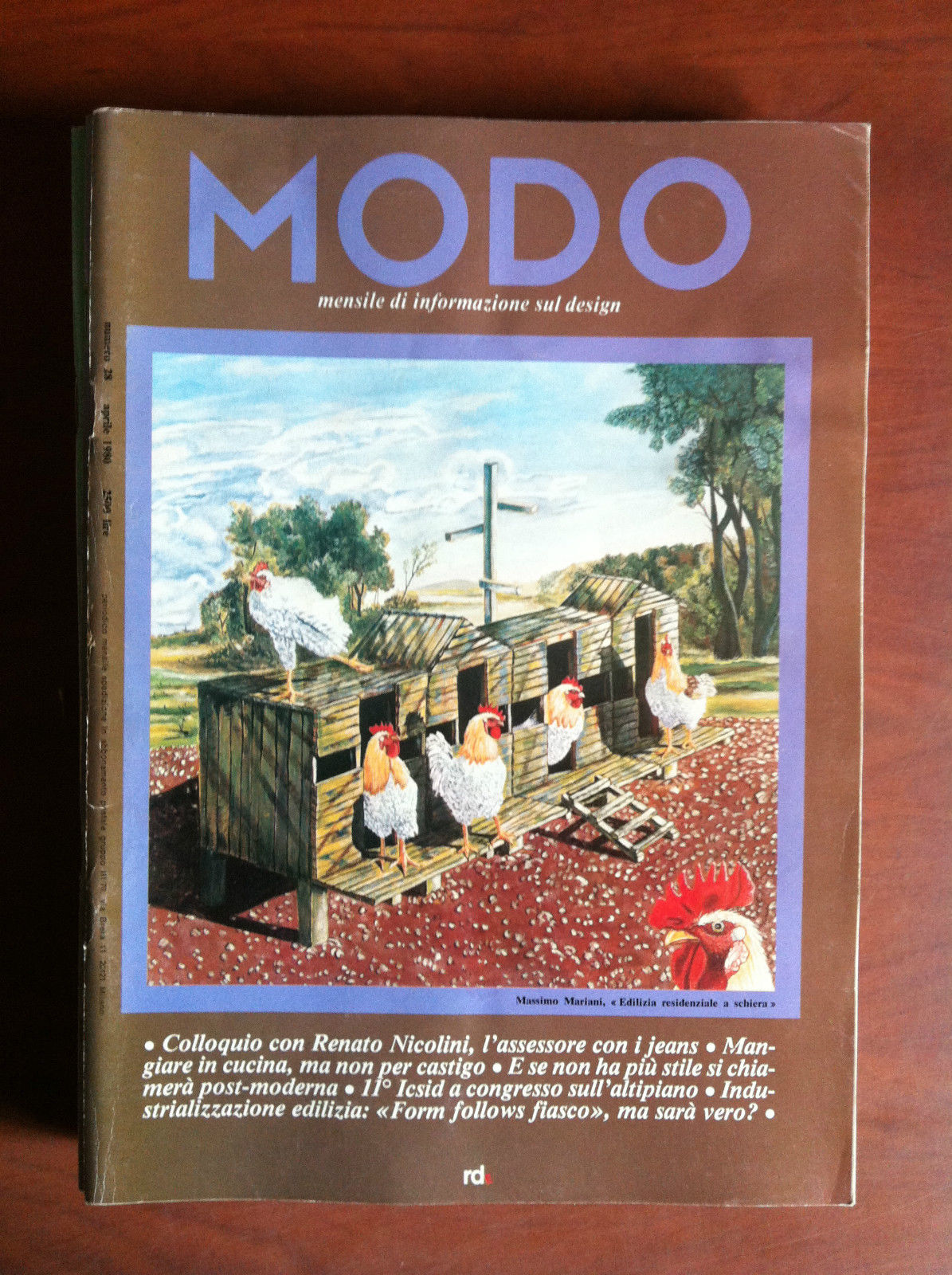 MODO design magazine n^ 28 Aprile 1980 - E7612