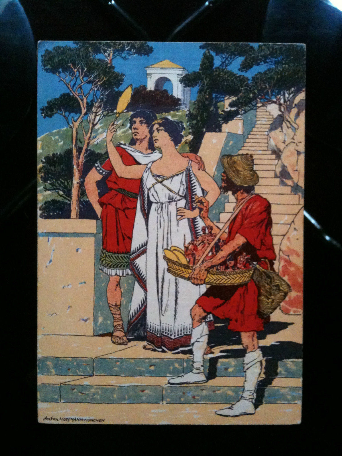 Mono n^ 19 Chromolithographie "Marchand" Dessin original de Ant. Hoffmann …