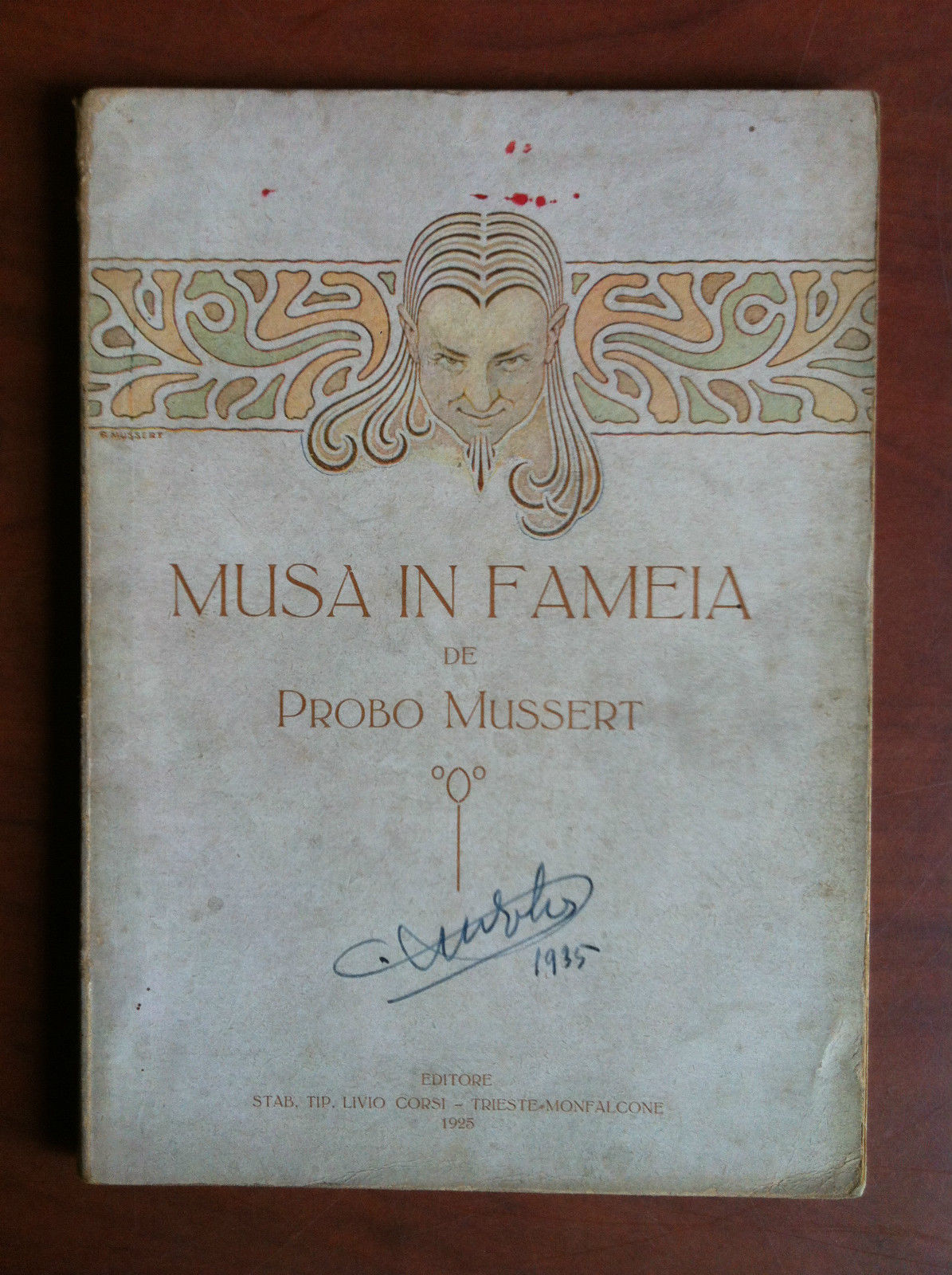 Musa en fameia de Probo Mussert 1925 - E19146