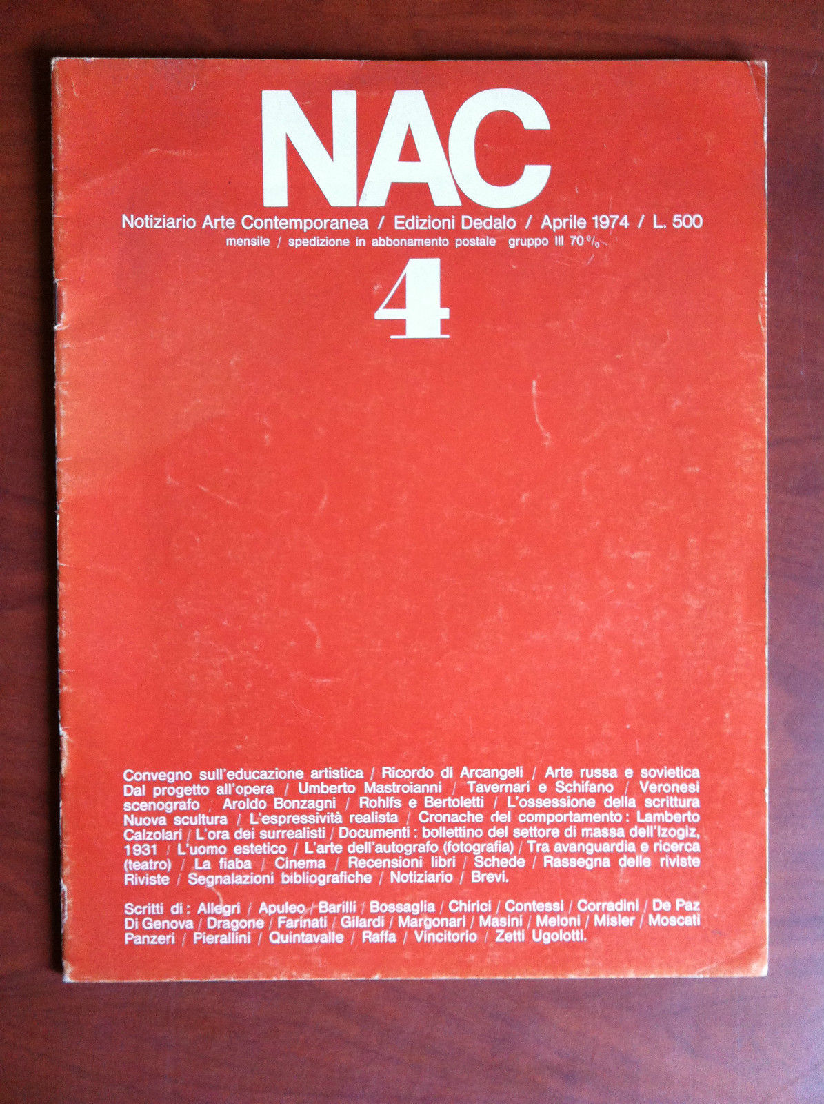 NAC n^ 4 Aprile 1974 - E9505