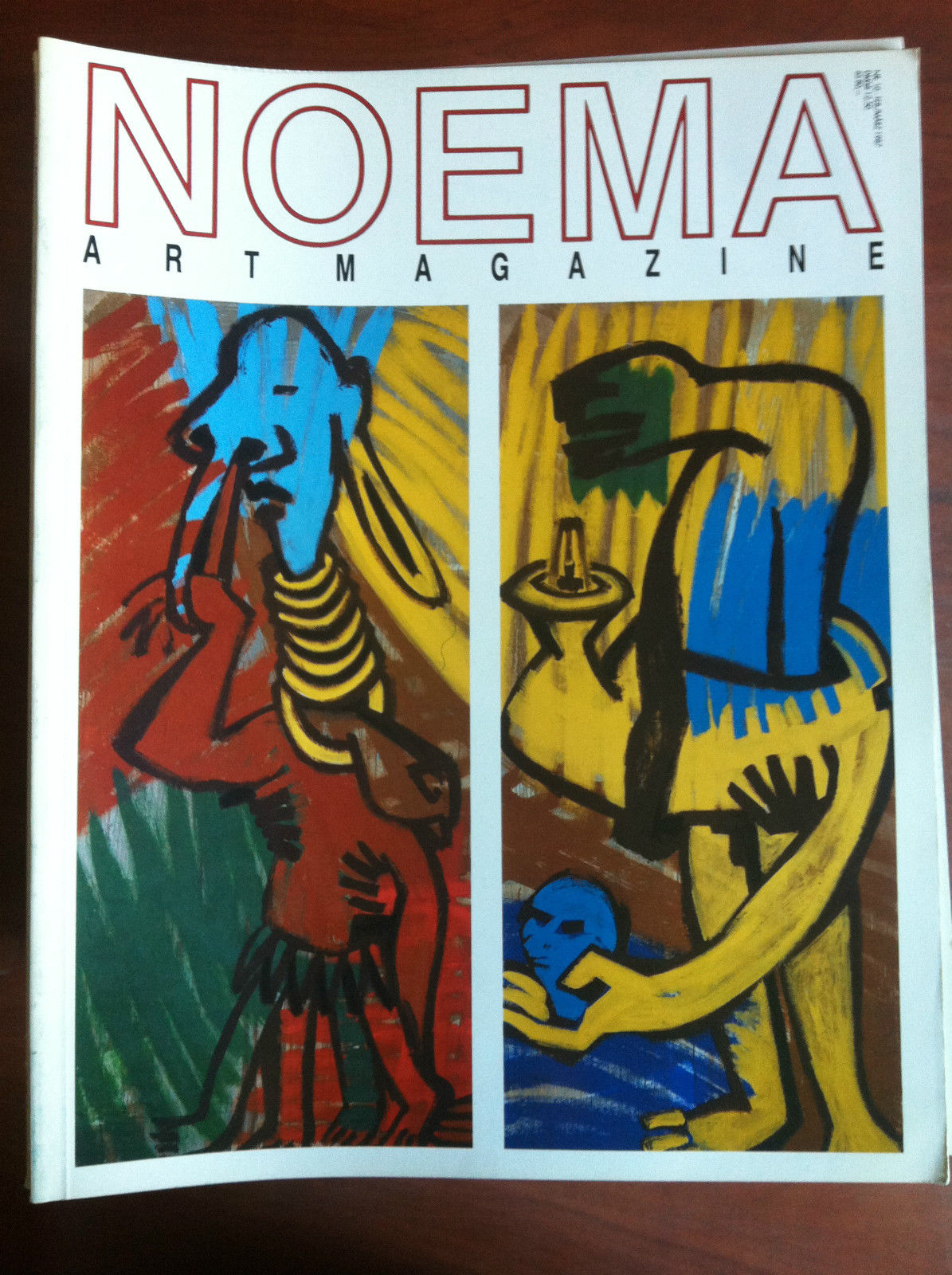NOEMA Art Magazine n^ 10/1987 Cover: Ina Barfuss