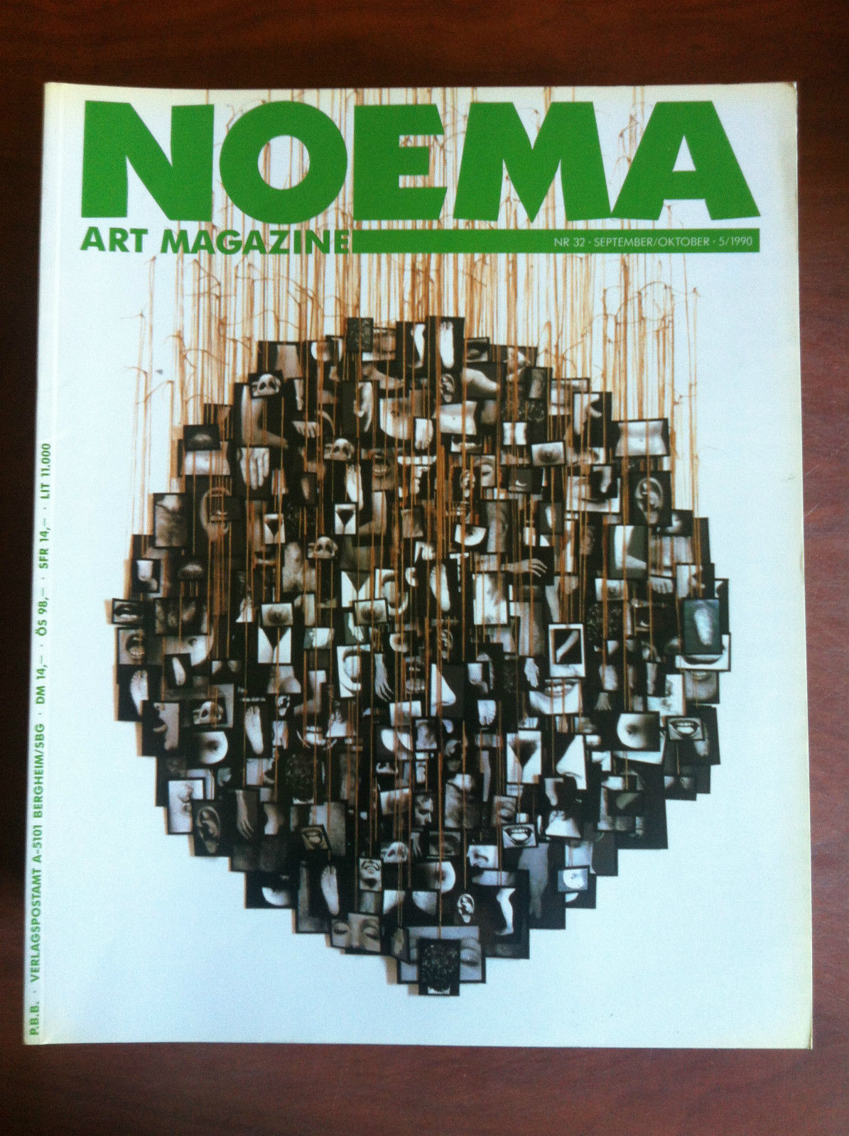 NOEMA Art Magazine n^ 32 - September/oktober 5/1990 Cover: Annette …