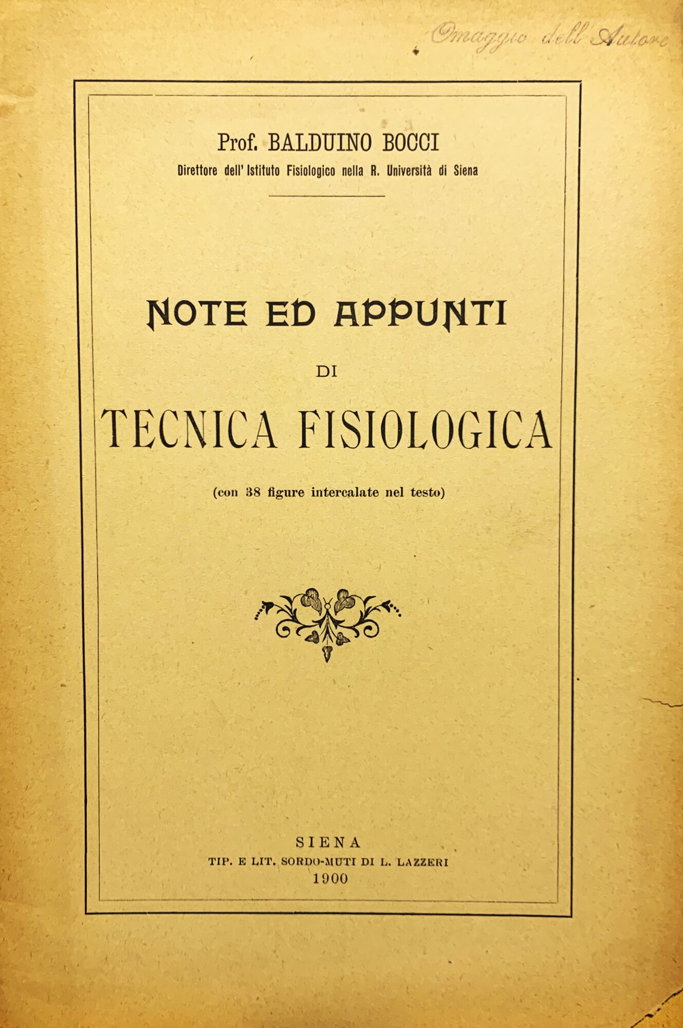 Note ed appunti di tecnica fisiologica