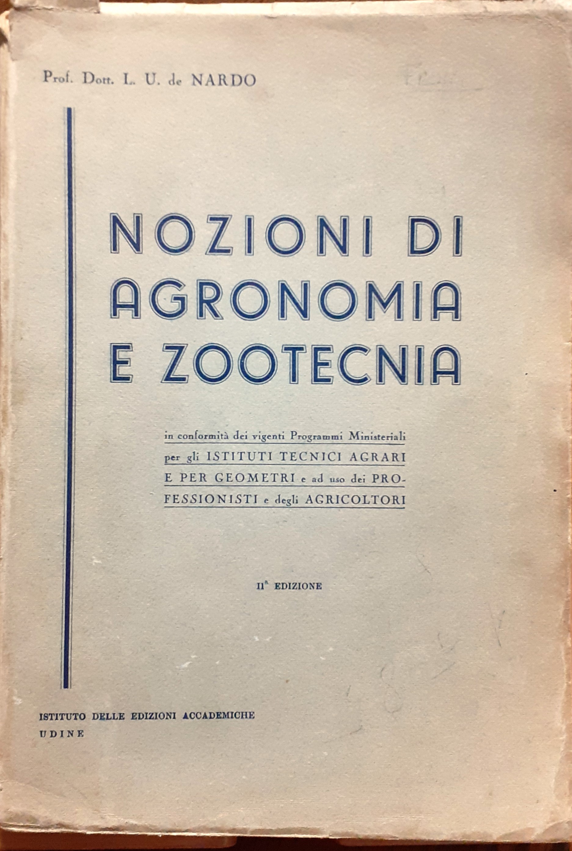 Nozioni di Agronomia e Zootecnia