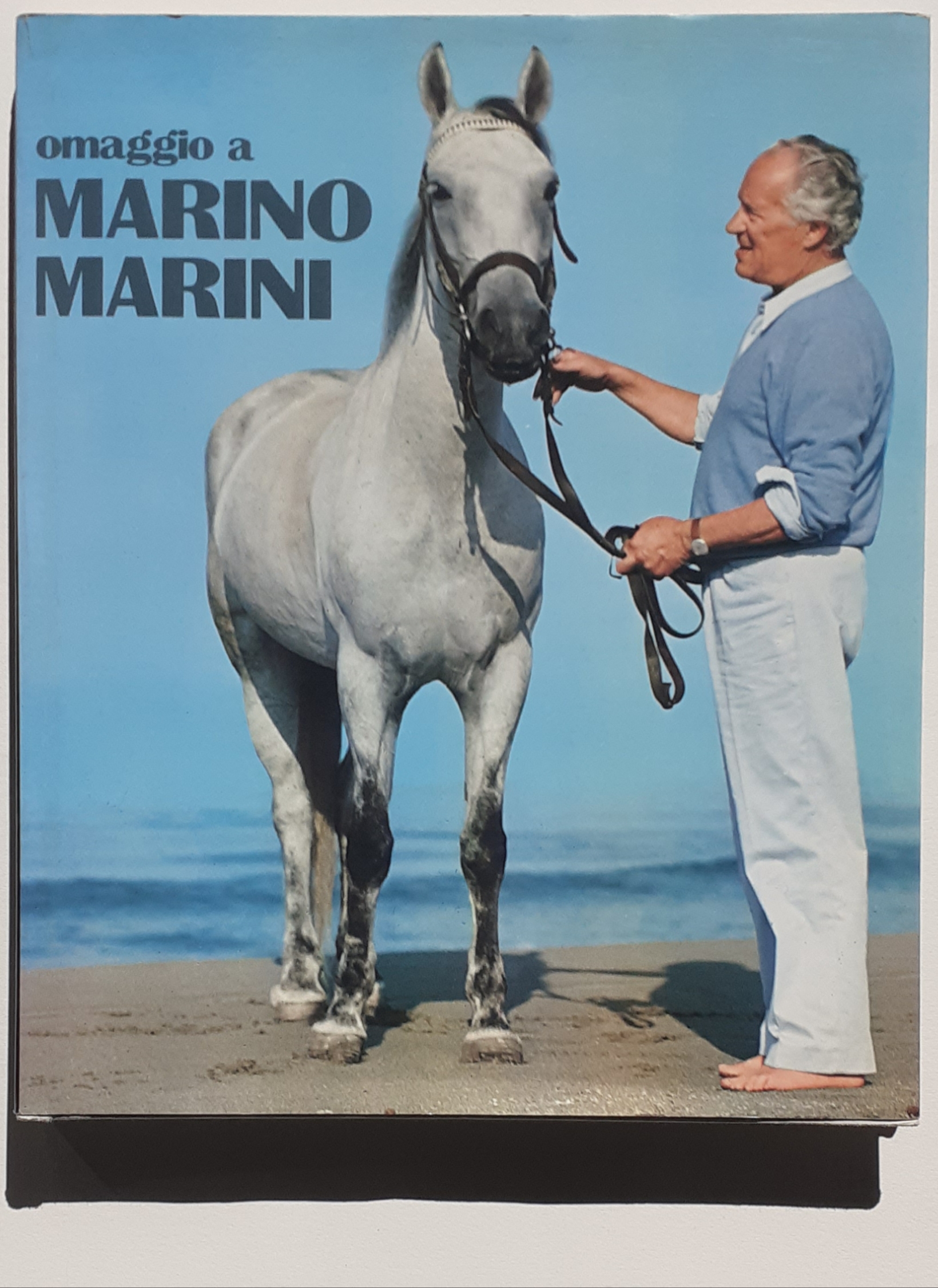 Omaggio a Marino Marini contiene litografia originale stampata da F. …