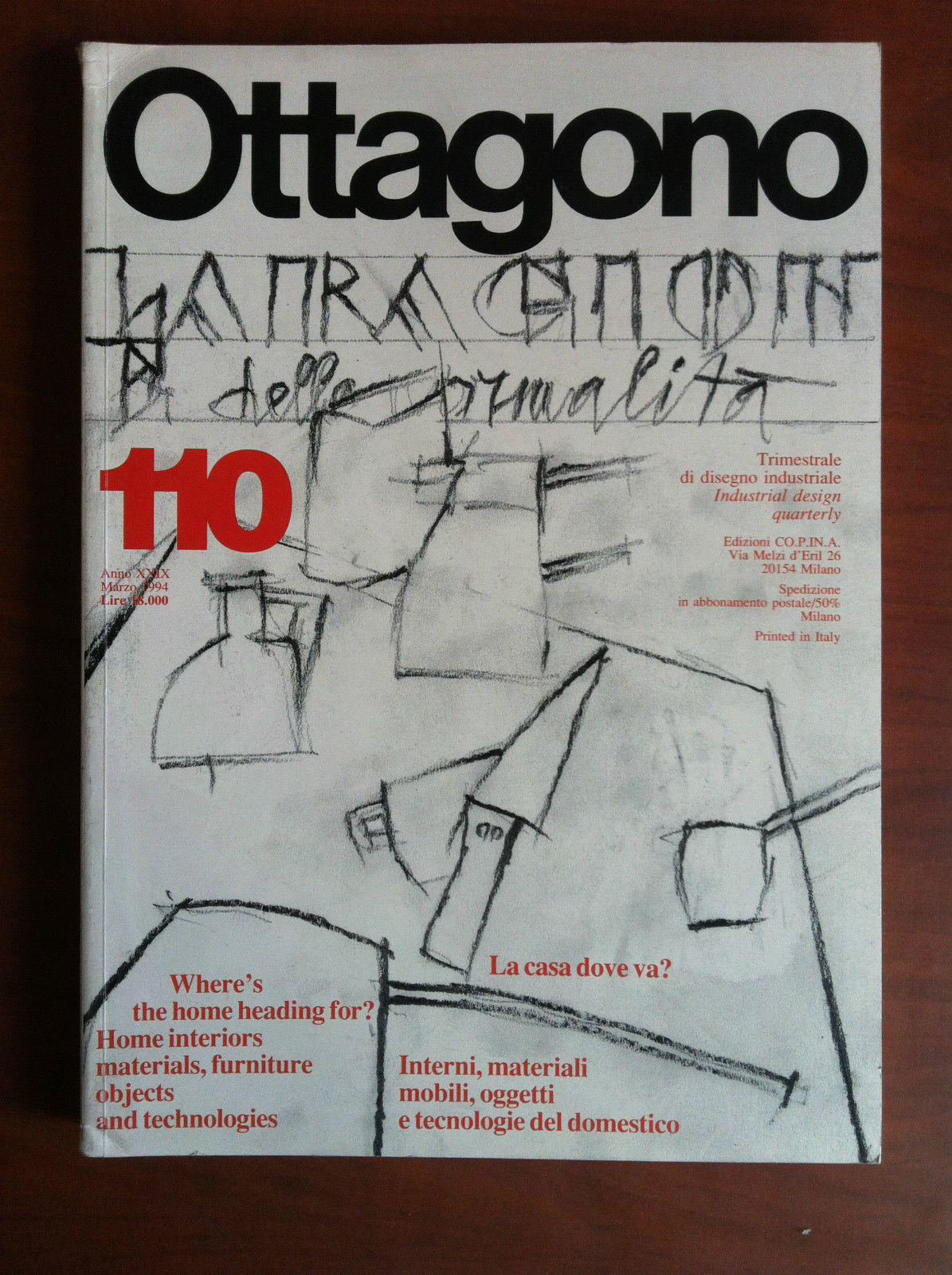 OTTAGONO Architettura Arredamento Industrial Design n^ 110 Marzo 1994 - …