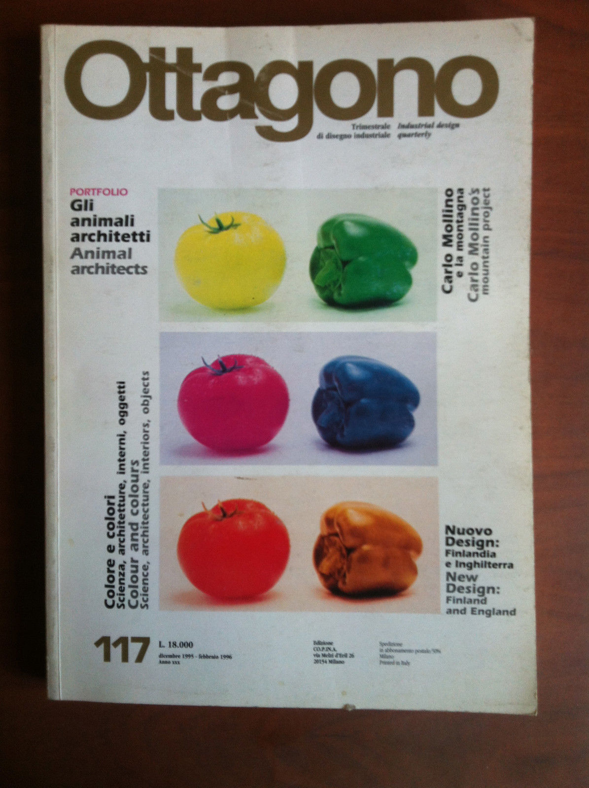 OTTAGONO design magazine n^ 117 Dicembre 1995 - E12756