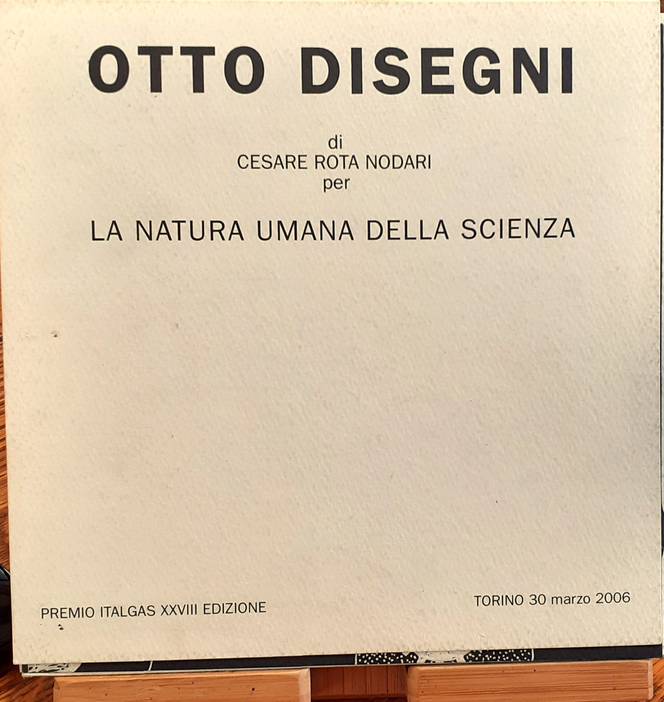 Otto disegni di Cesare Rota Nodari per la natura umana …