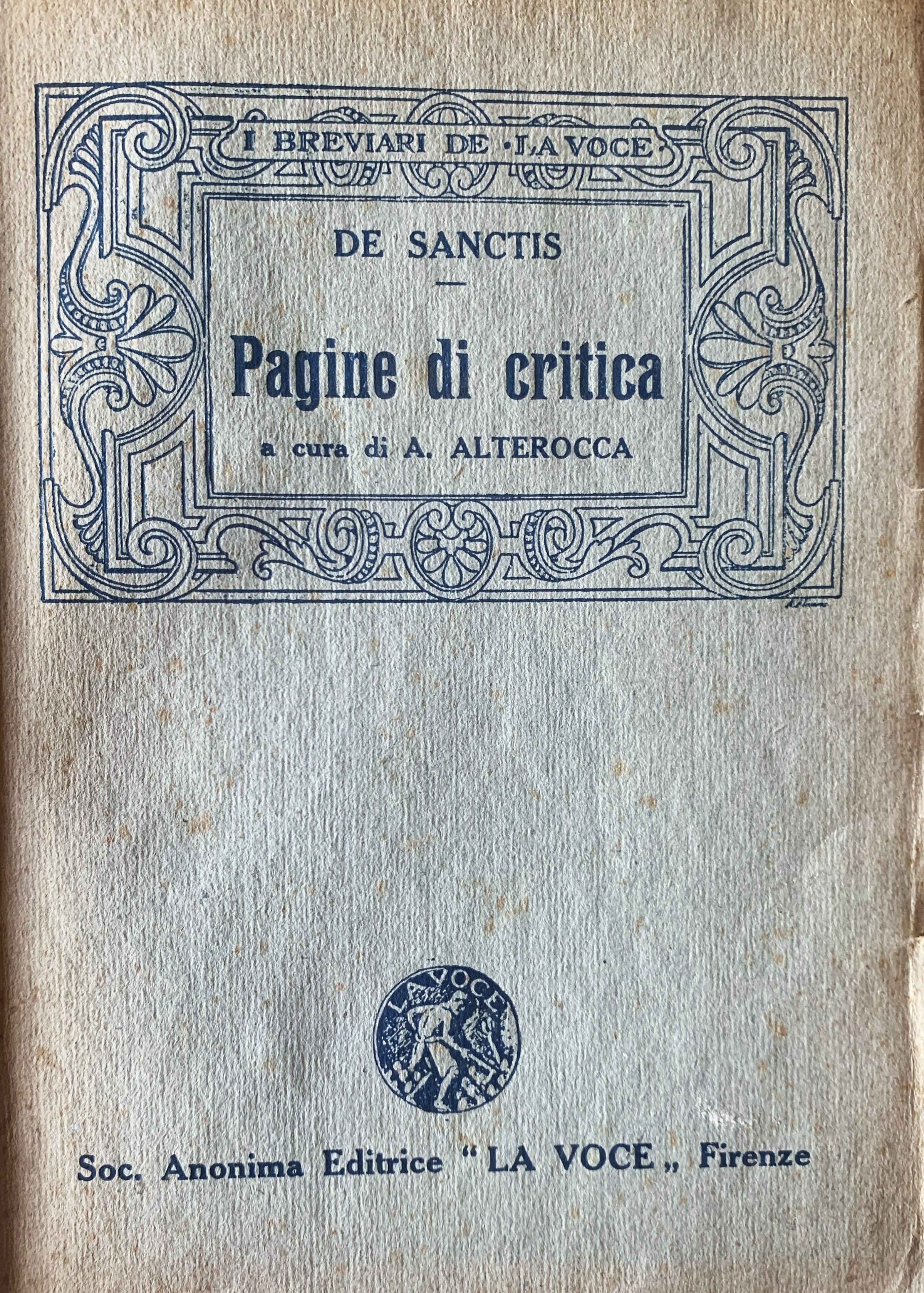 Pagine di estetica e di storia letteraria con un profilo …