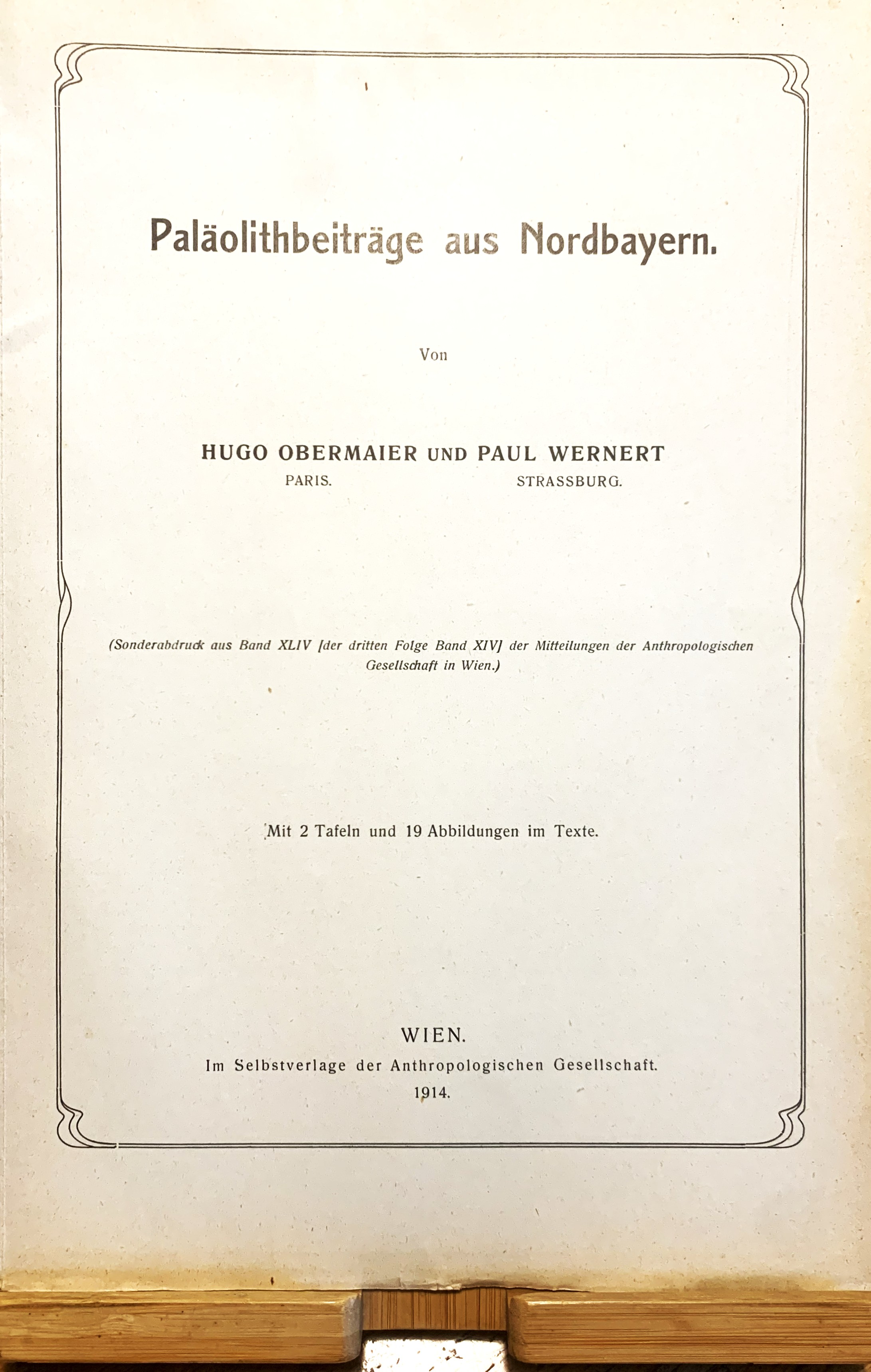 Paläolithbeiträge aus Nordbayern