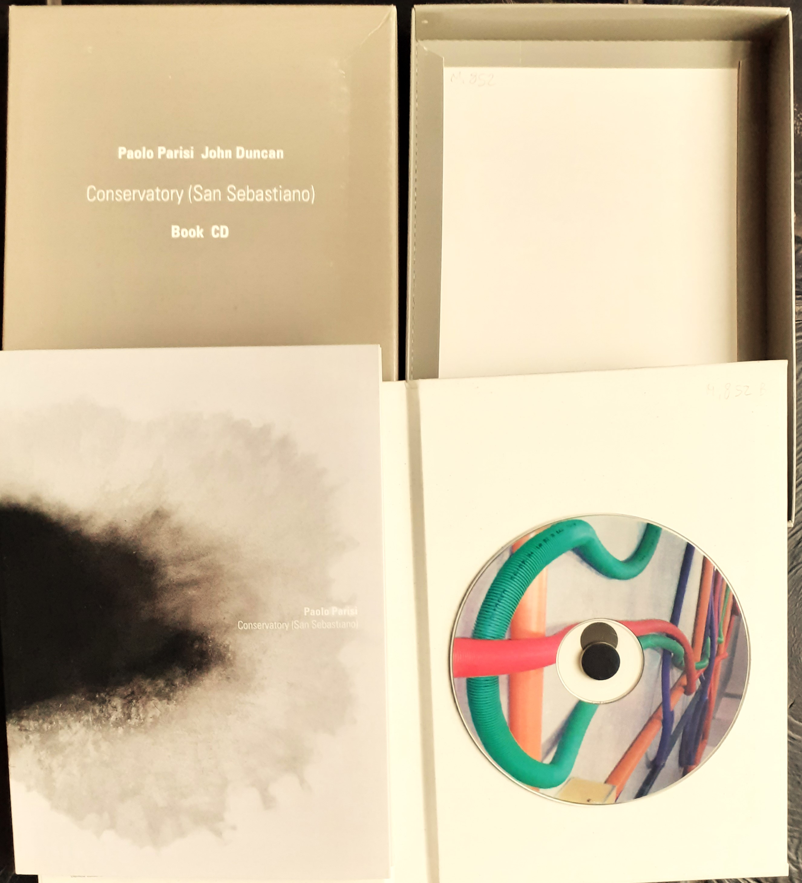 Paolo Parisi - John Duncan: Conservatory (San Sebastiano). Book CD: …
