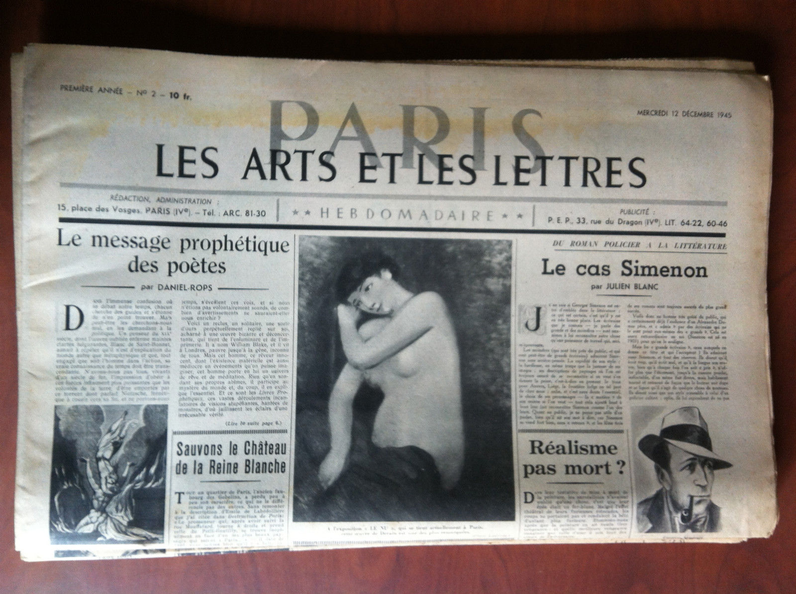 Paris les arts et les lettres 1^ année n^ 2 …
