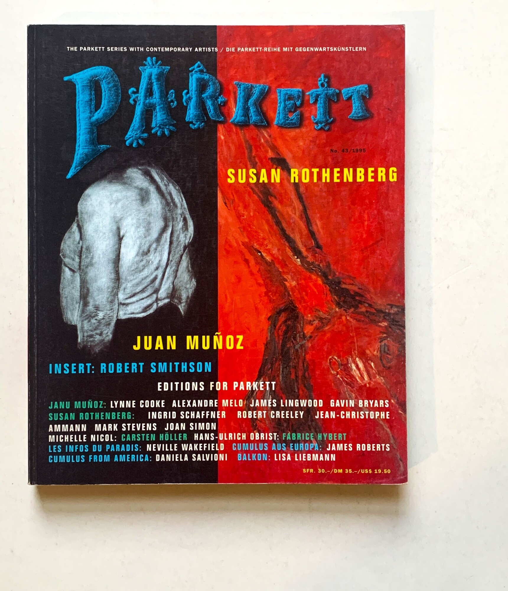 Parkett (No. 43 - 1995): Juan Muñoz - Susan Rothenberg …