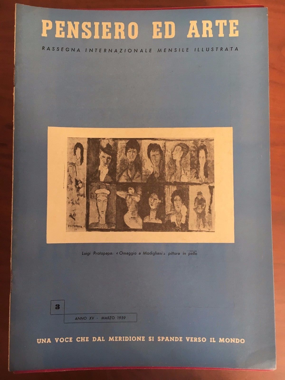 Pensiero ed Arte Anno XV n^ 3 Marzo 1959 - …