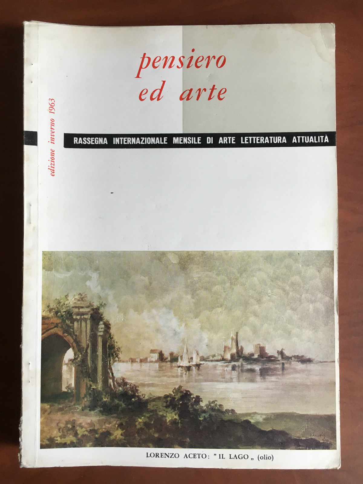 Pensiero ed arte Inverno 1963 - E22238