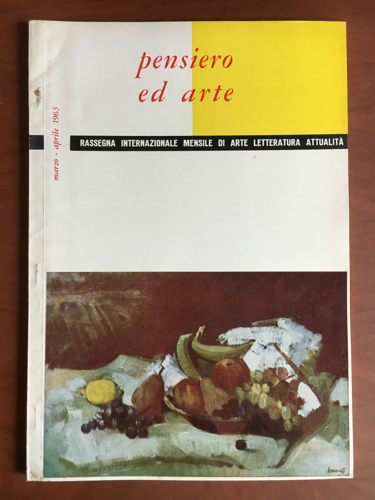 Pensiero ed arte Marzo Aprile 1963 - E22233