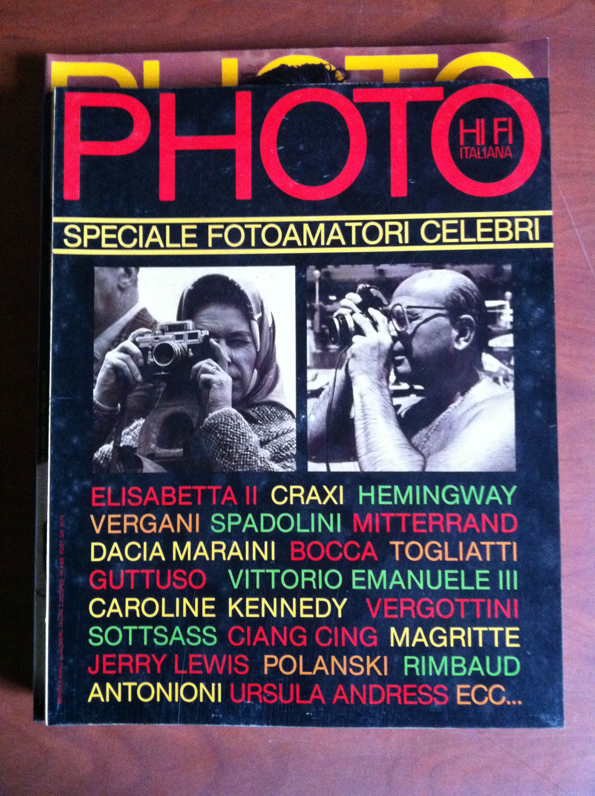 Photo HI FI Italiana n^ 74 Agosto 1981 Cover: Elisabetta …