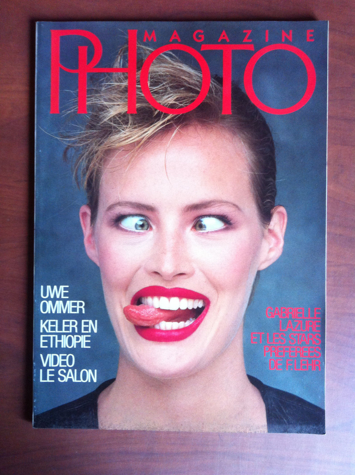 Photo Magazine n^ 72 Mai 1986 Cover: Gabrielle Lazure - …