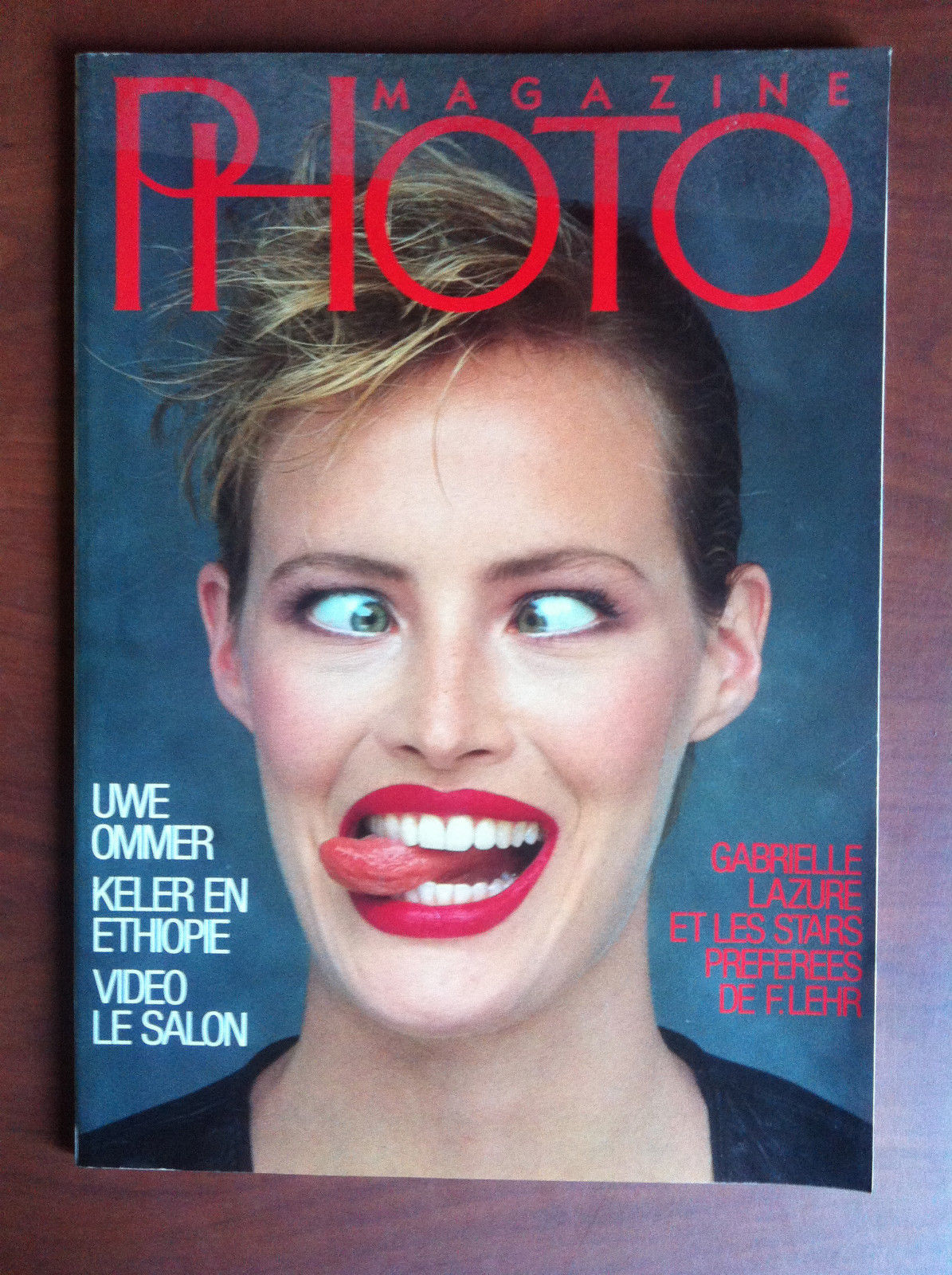 Photo Magazine n^ 72 Mai 1986 Cover: Gabrielle Lazure - …