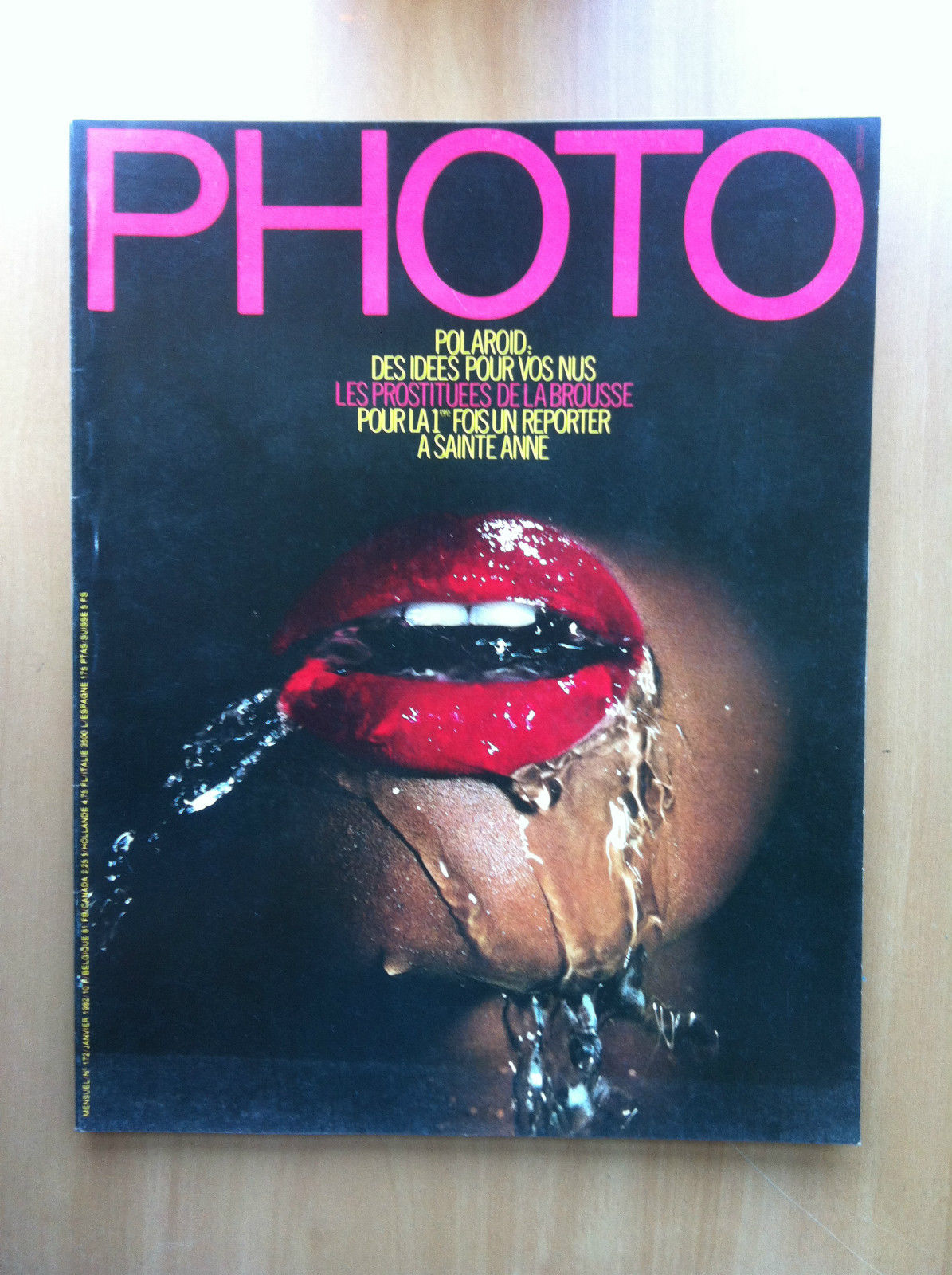 Photo n^ 172 Janvier 1982 Cover: Garry Gross - E16247