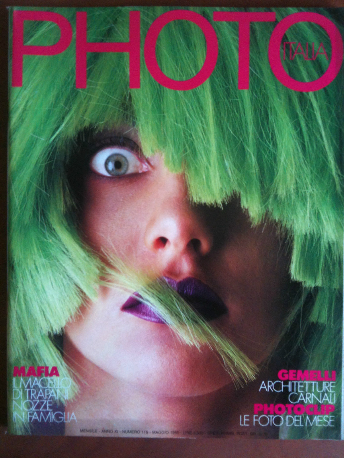 Photo talia n^ 119 Maggio 1985 Cover Piero Gemelli - …