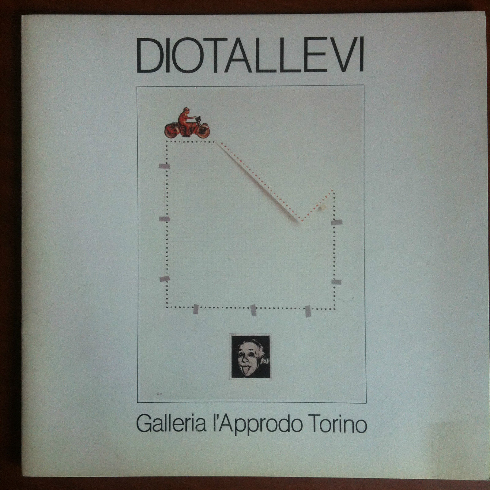 Pieghevole della mostra di Marcello Diotallevi Gal L'Approdo Torino 1981- …