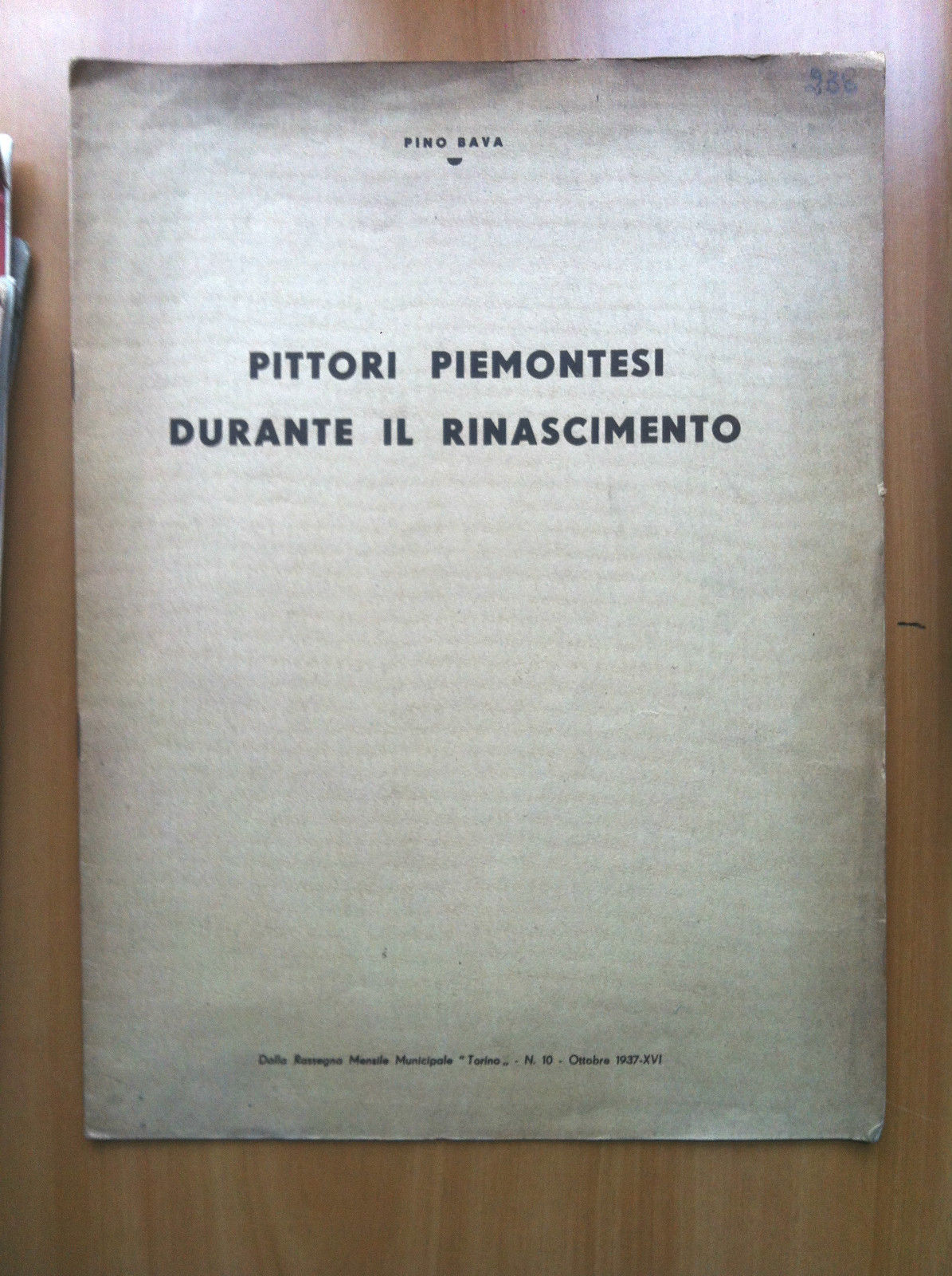 Pittori Piemontesi durante il Risorgimento da Rassegna Municipale Torino E15879