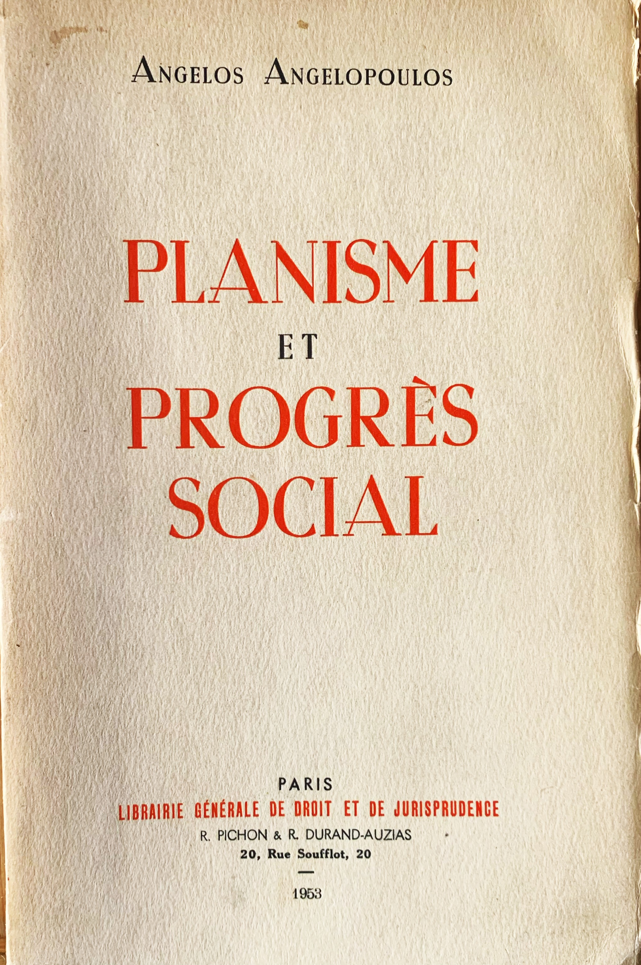 Planism et progrès social