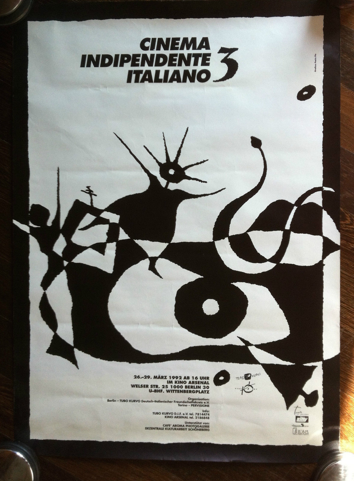 Poster Cinema indipendente italiano 3 Berlino 1992 - P118