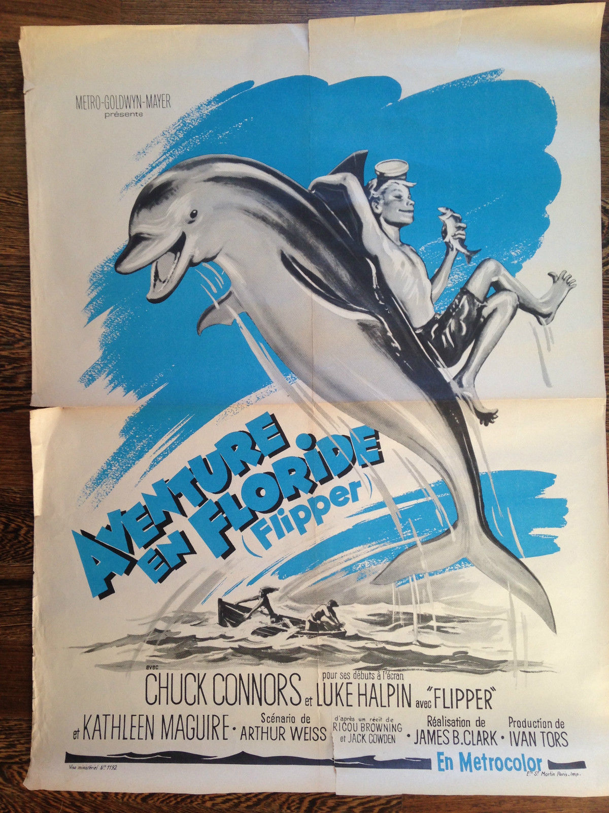 Poster del film Aventure en Floride Flipper 1963 - P186