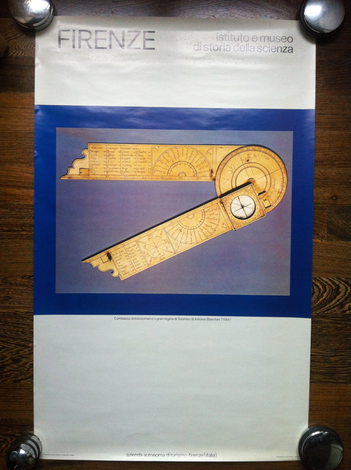 Poster del Museo di Storie e Scienza di Firenze Antonio …