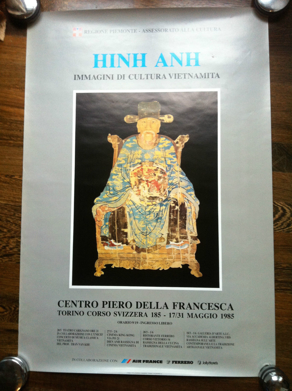 Poster della mostra Hinh Anh immagini cultura Vietnamita Torino 1985 …