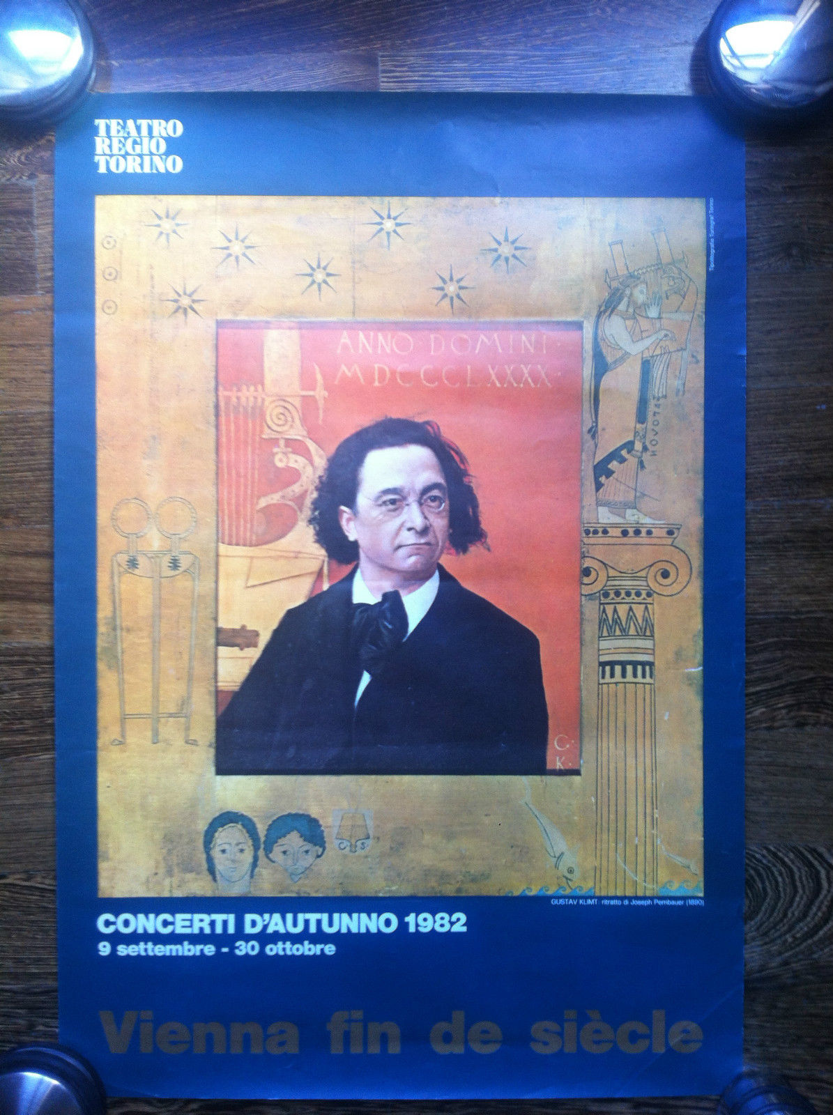 Poster Gustav Klimt Teatro Regio di Torino Vienna fin de …