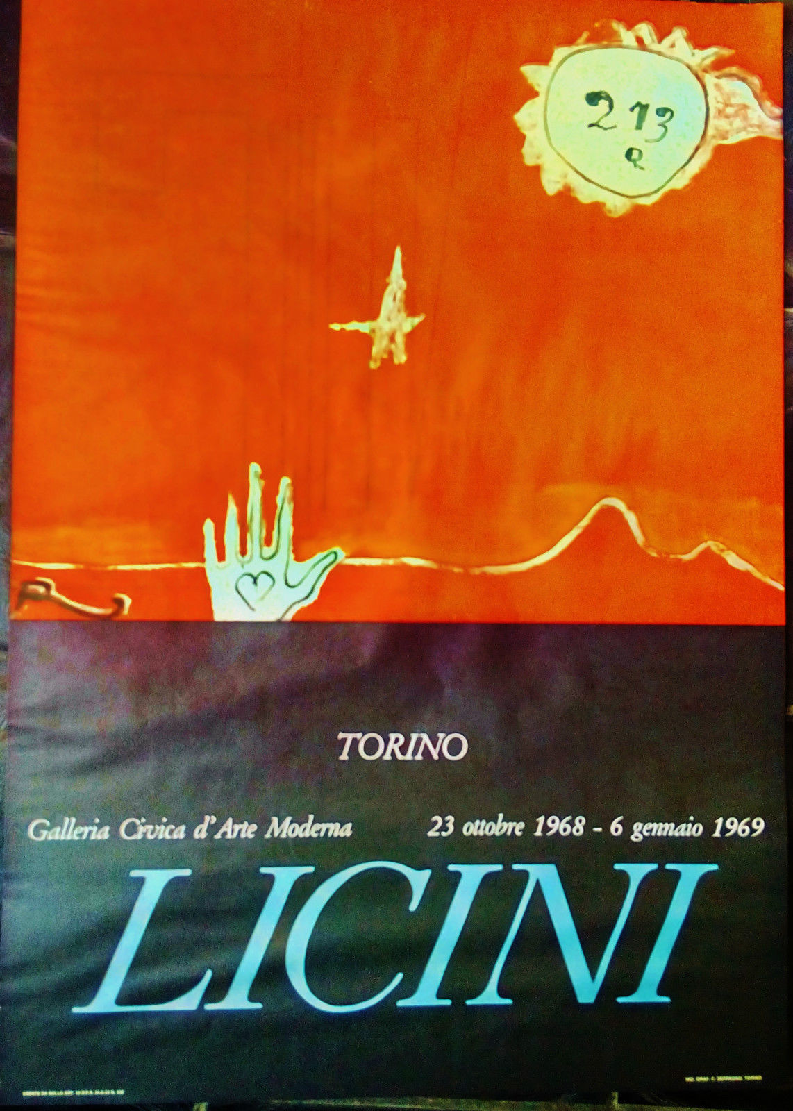 Poster mostra di LICINI Torino Galleria Civica d' Arte Moderna …
