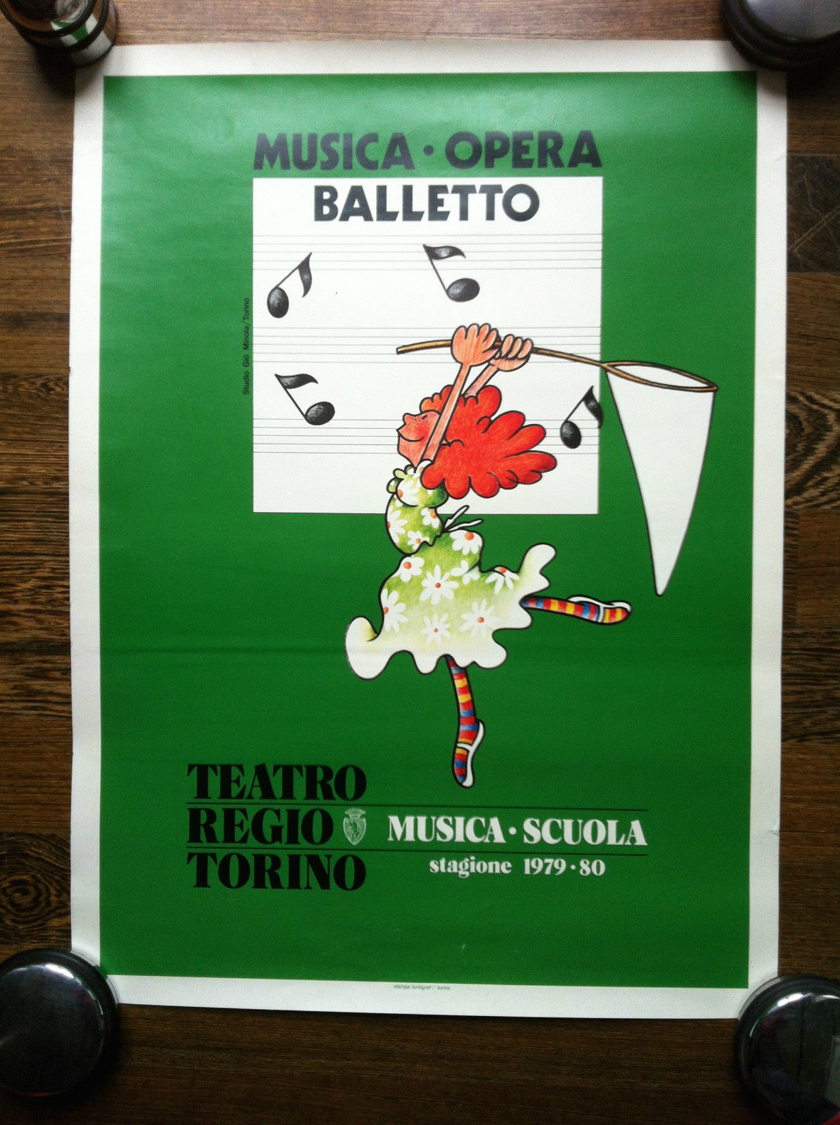 Poster Musica Opera Balletto Teatro Regio 1979-80 - P46