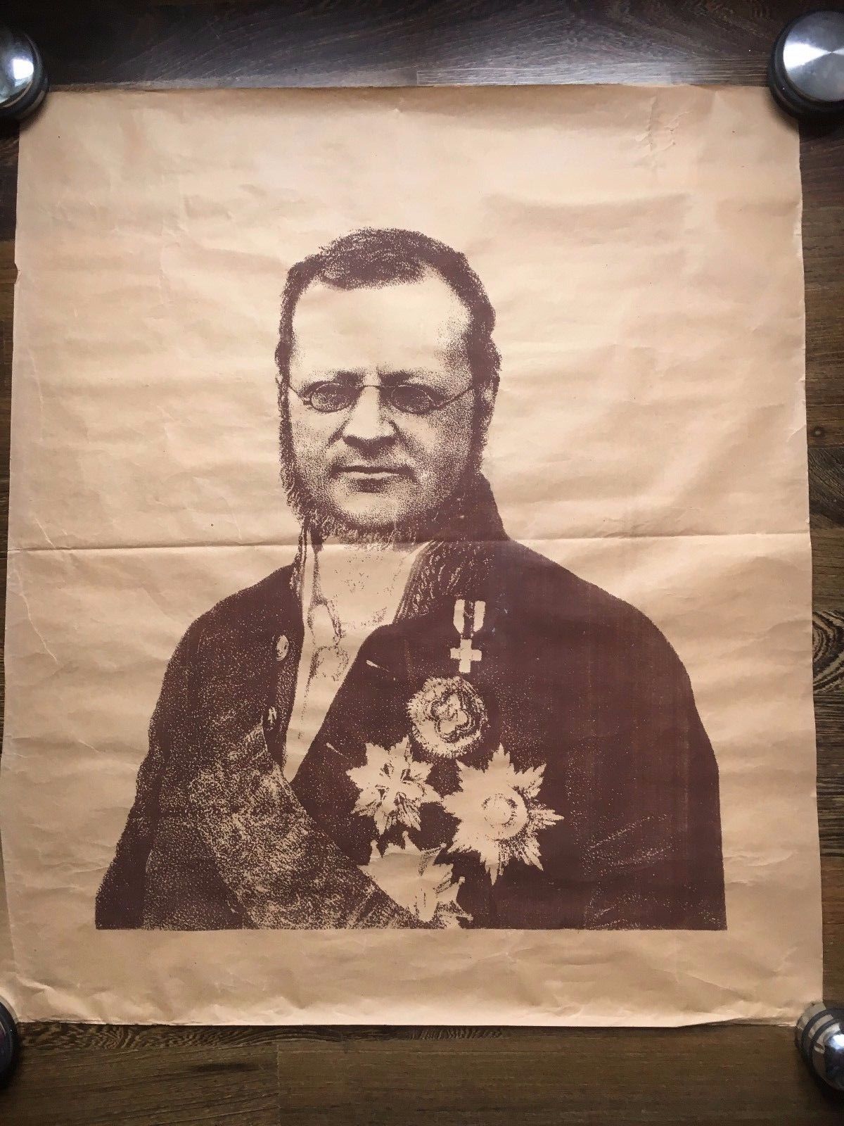 Poster originale di Camillo Benso Conte di Cavour - P375