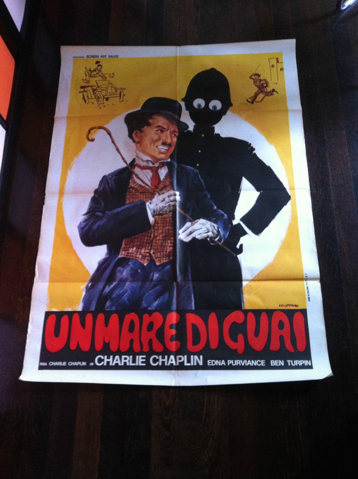Poster originale "Un mare di guai" Charlie Chaplin 1966 - …