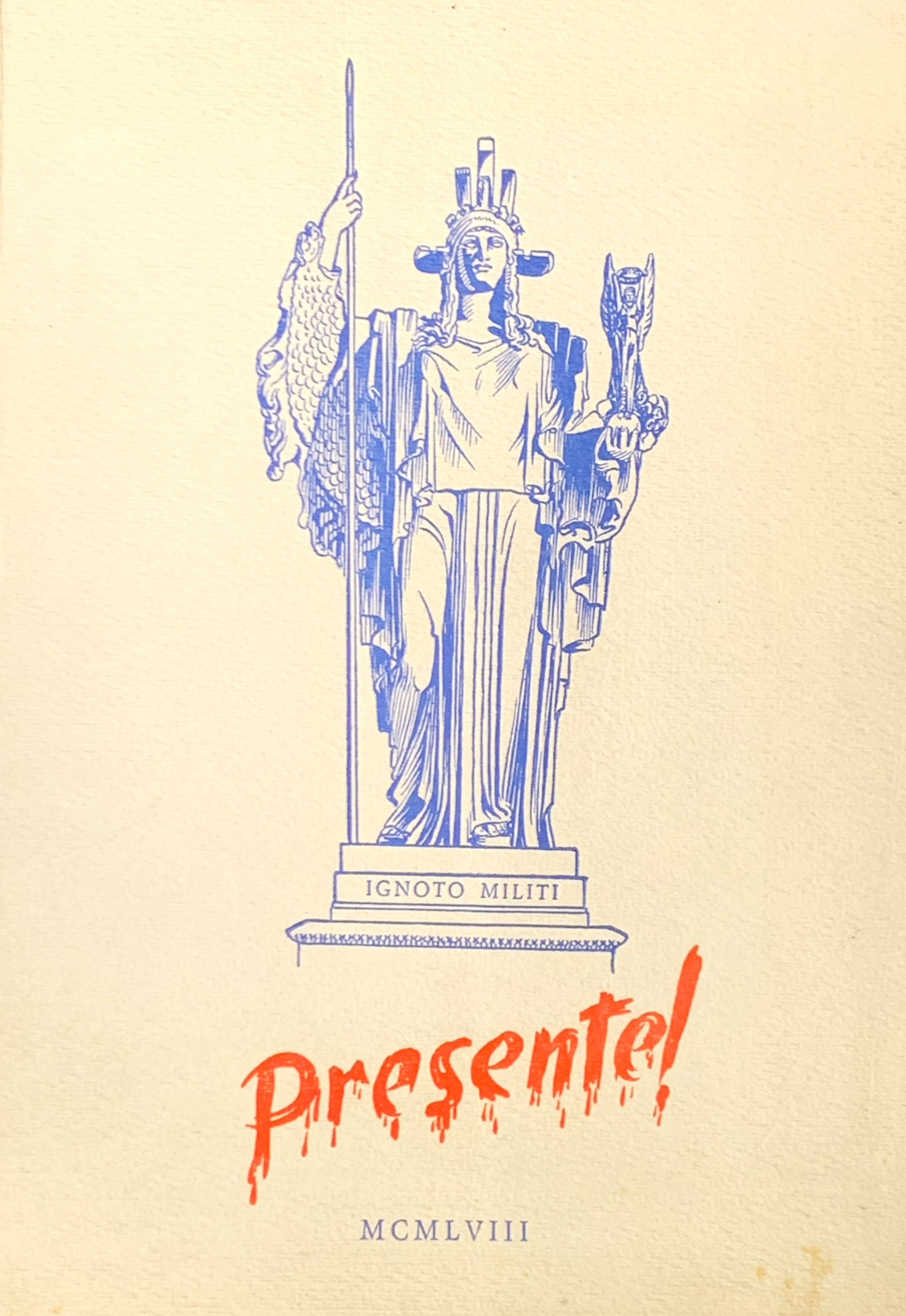 Presente! (Ignoto Militi)