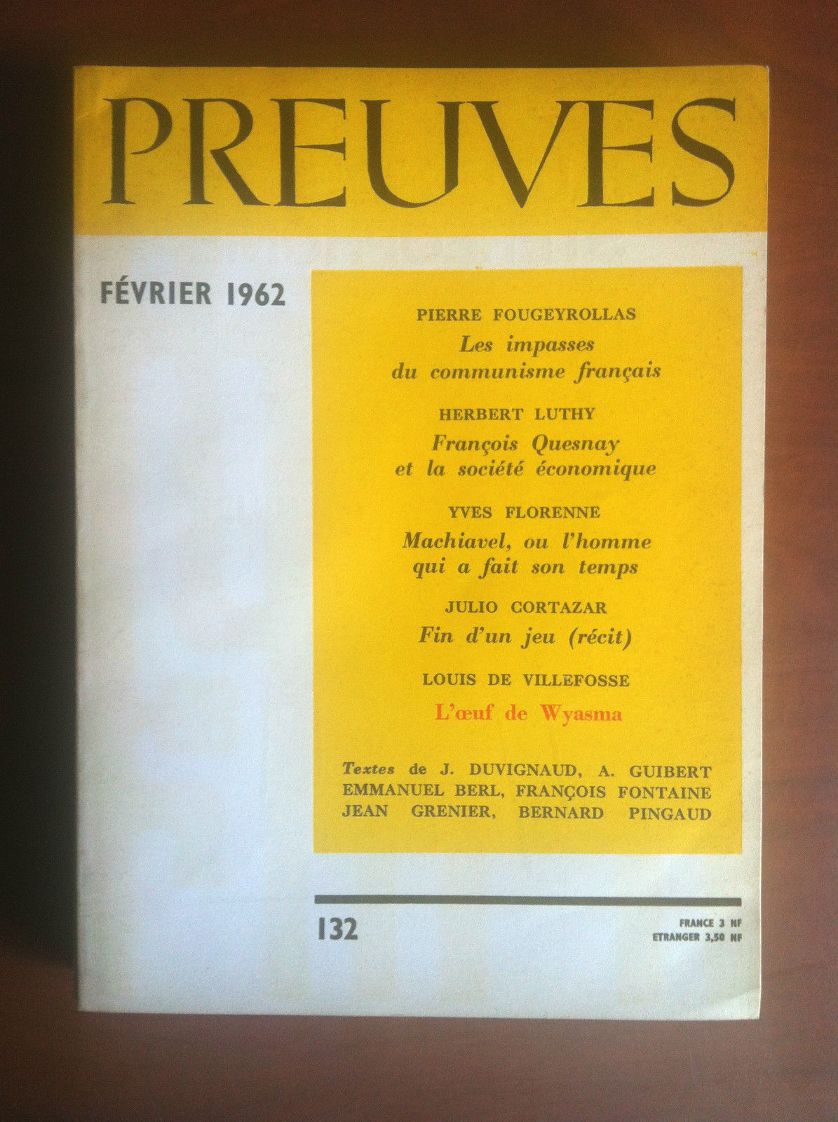 Preuves n^ 132 Février 1962 - E9028