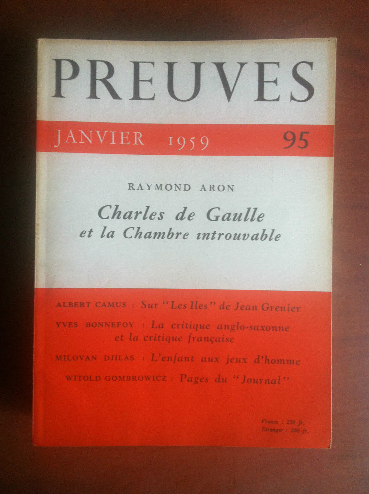 Preuves n^ 95 Janvier 1959 - E9022