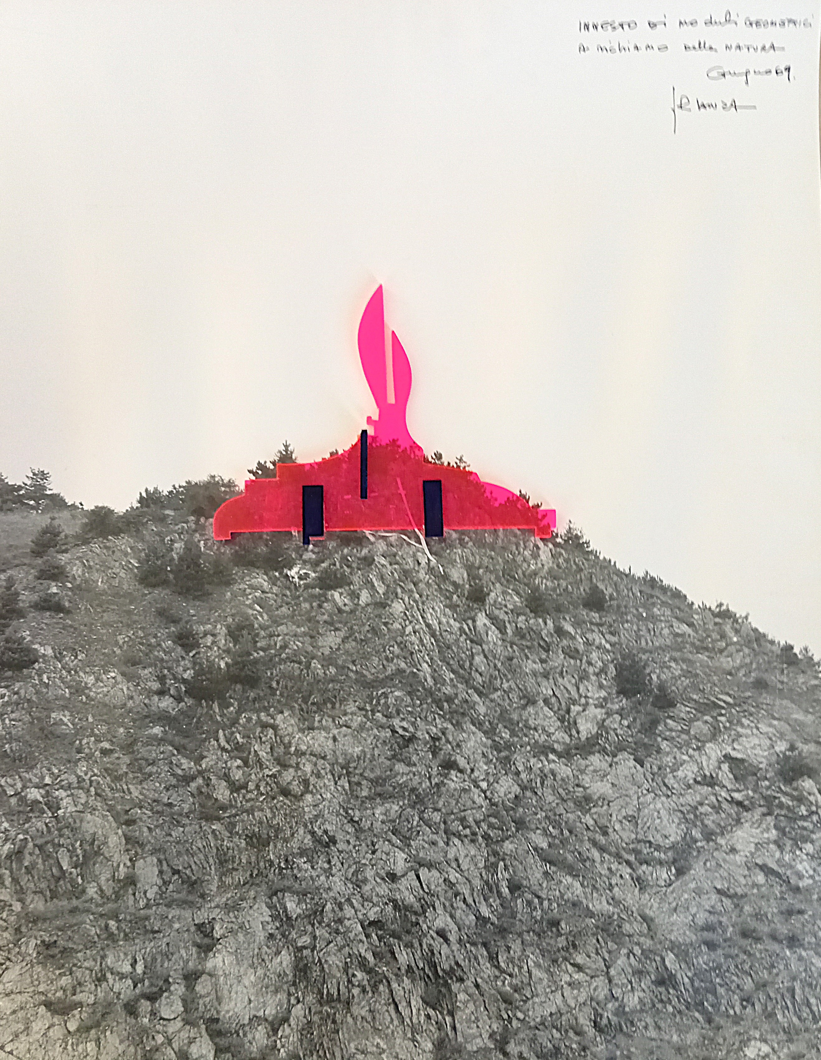 Progetto palcoscenico-scultura a San Valeriano nei pressi di Piossasco.