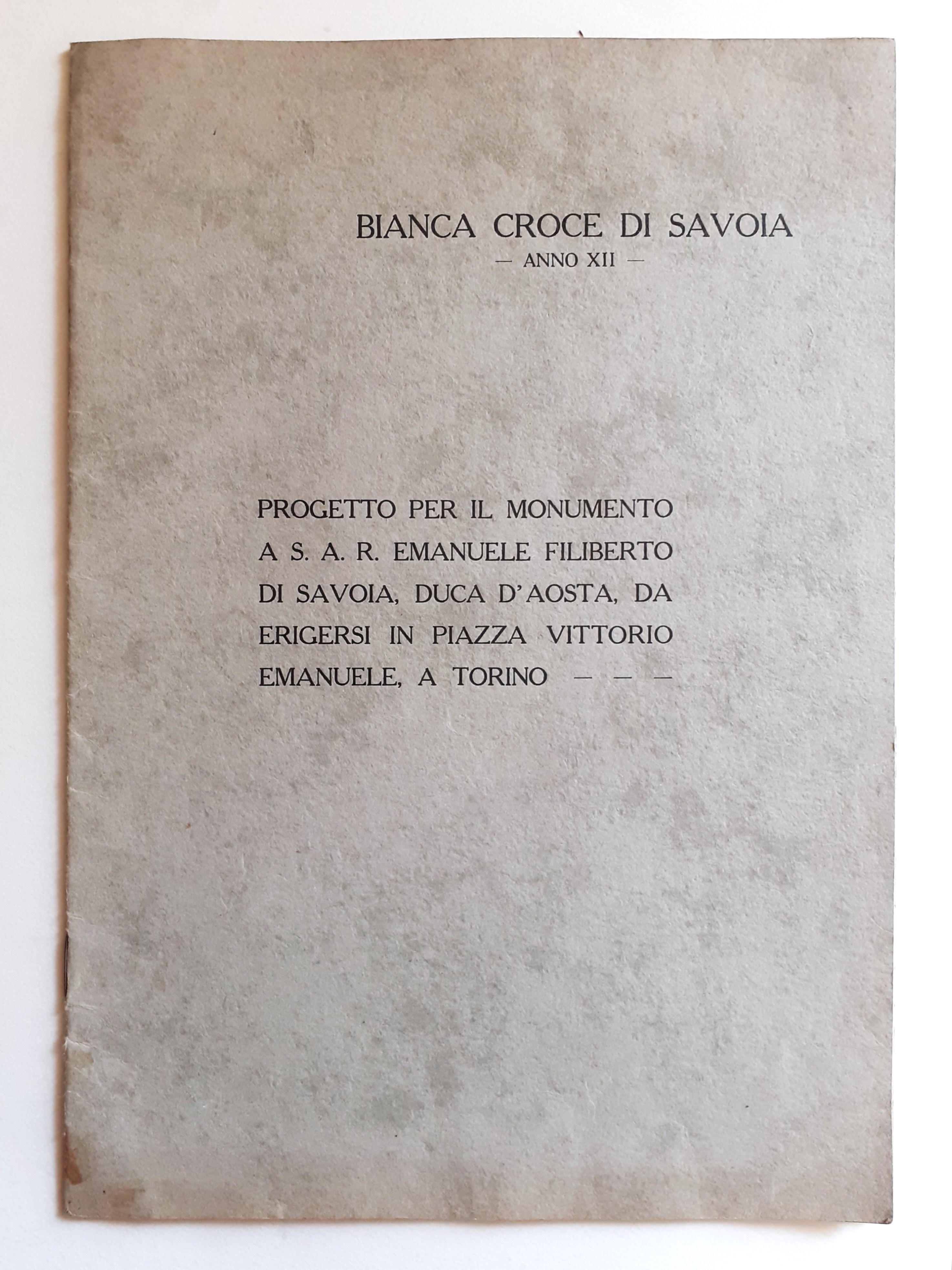 Progetto per ilo monumento a Emanuele Filiberto di Savoia Torino …