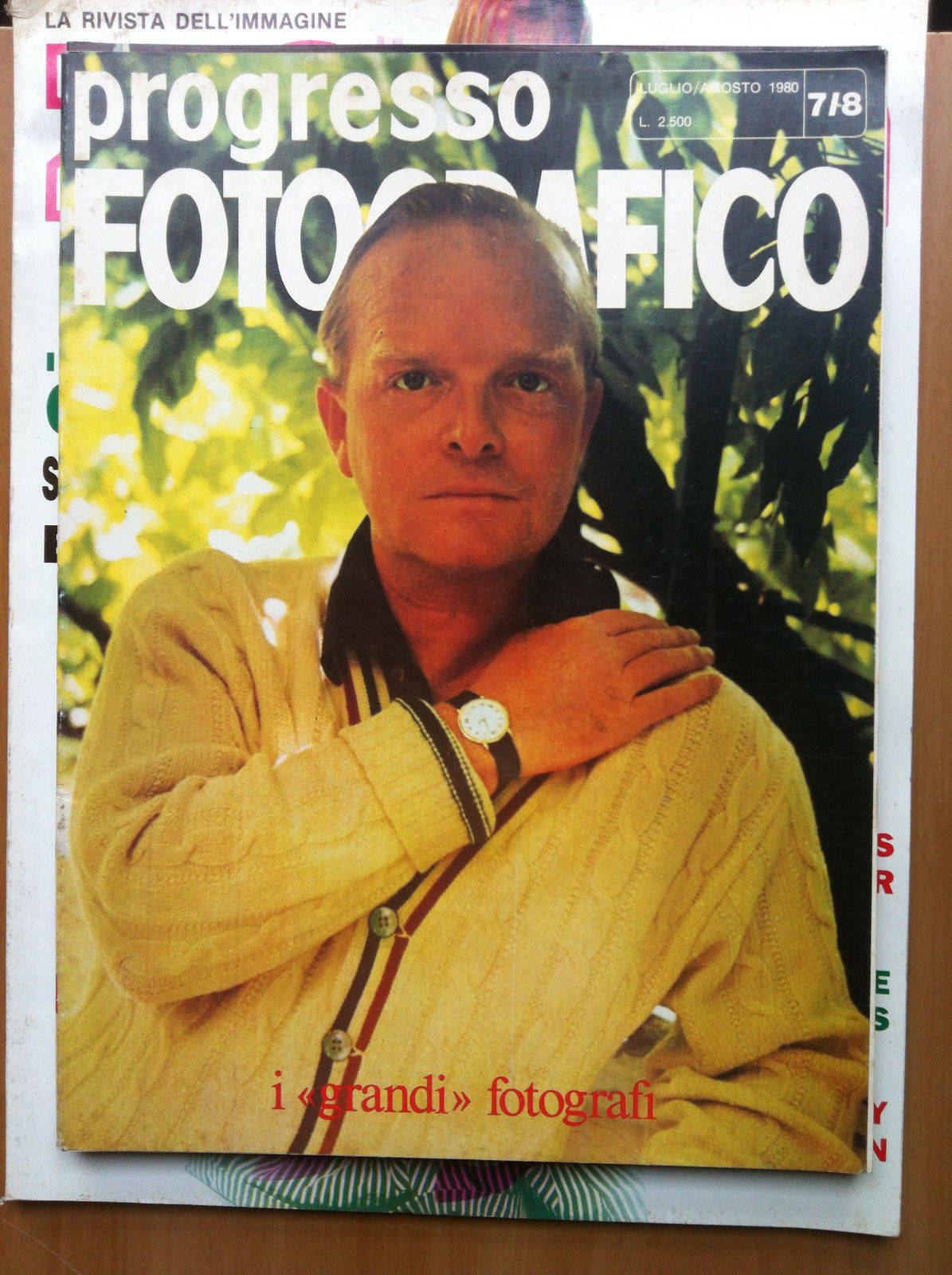 Progresso fotografico Anno 87 n^ 7/8 Luglio/Agosto 1980 Cover: T …